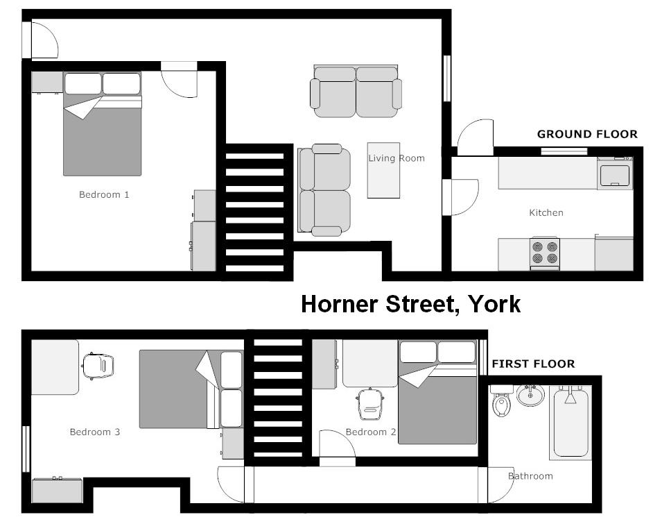 3 Bedrooms Terraced house to rent in Horner Street, York YO30