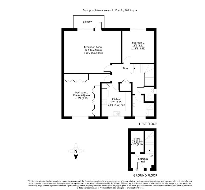 Gleneagles, Gordon Avenue, Stanmore, Middlesex HA7, 2 bedroom flat for