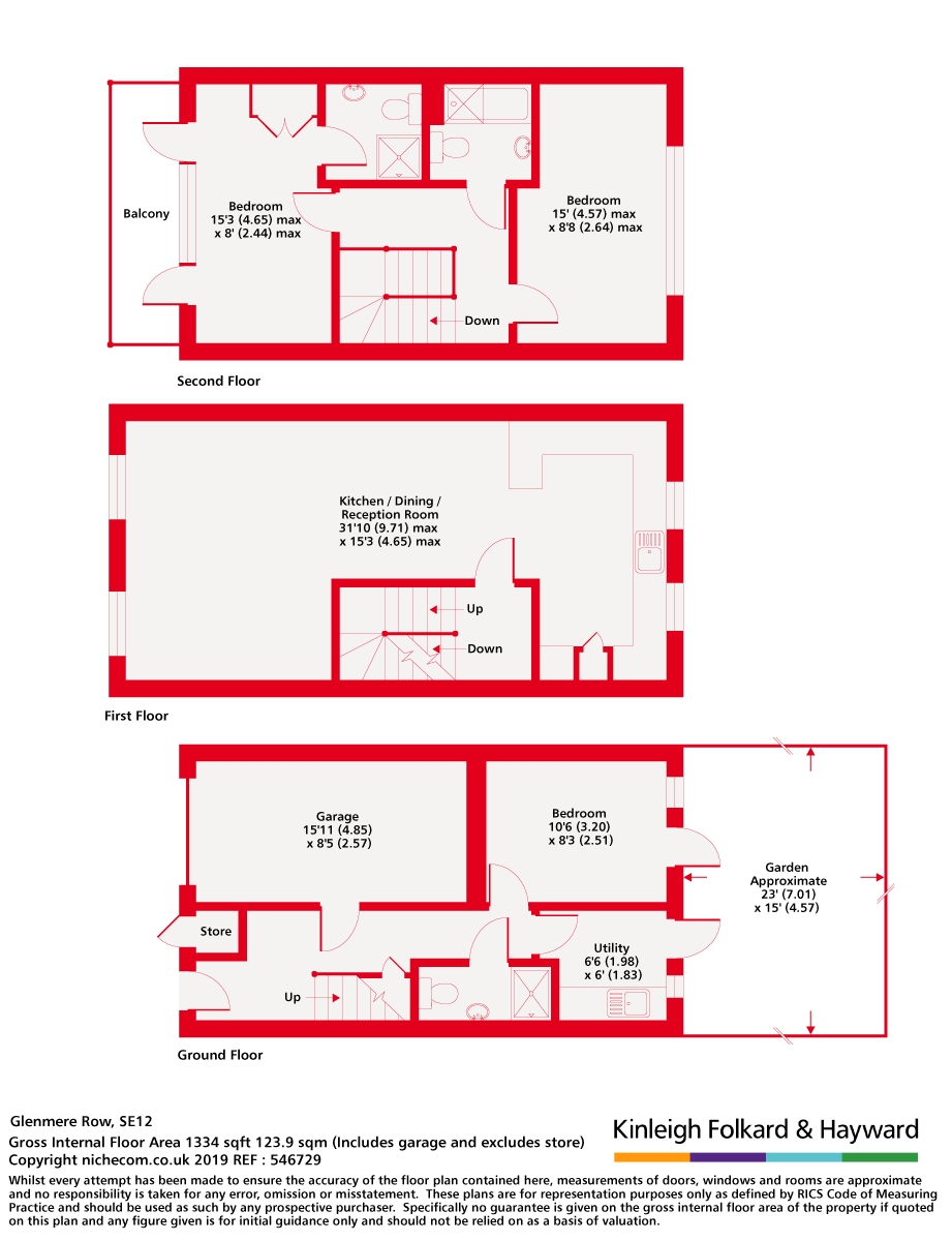 21, Glenmere Row, London floorplan