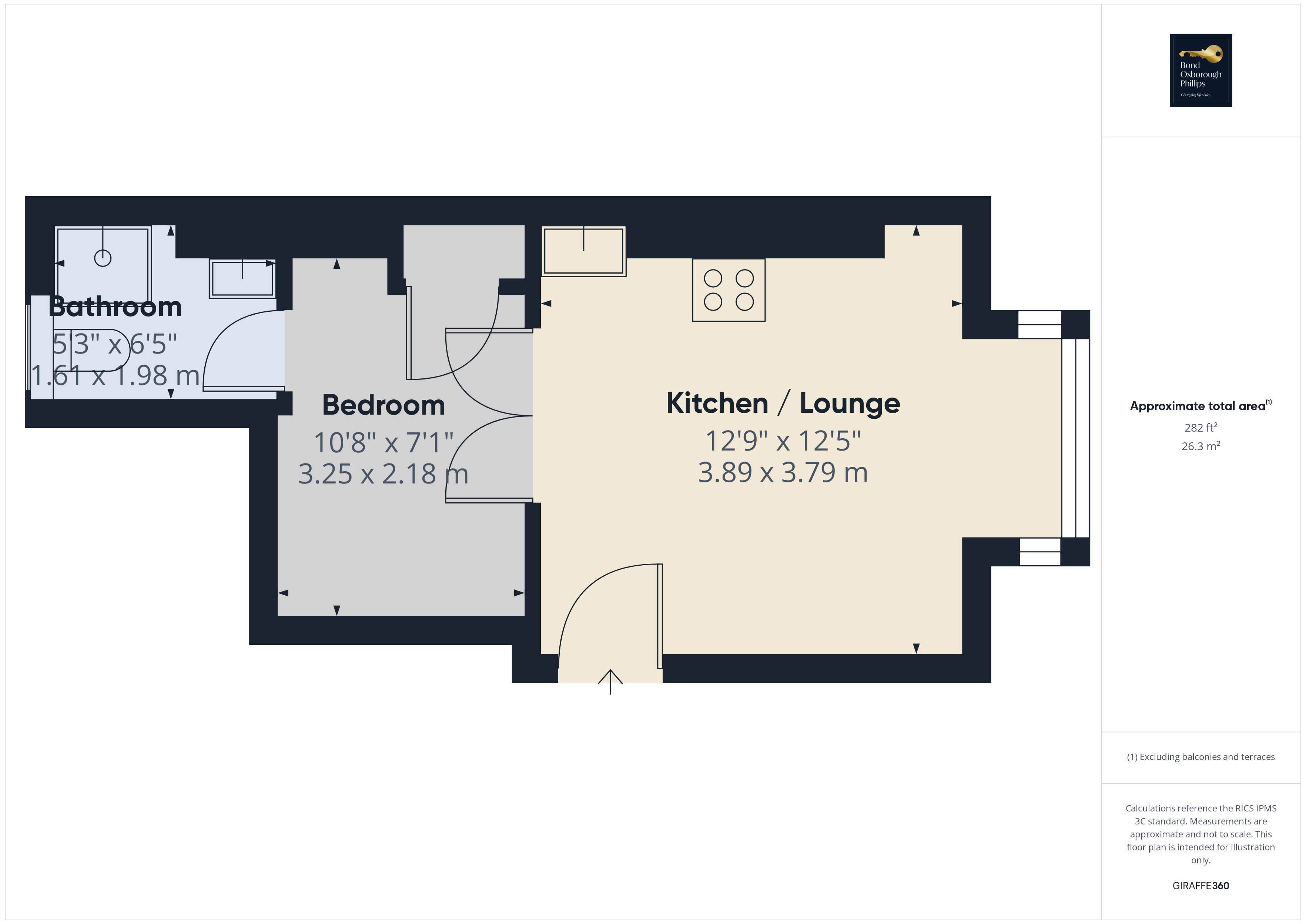 Elmhurst,, Flat 1, Wadebridge floorplan