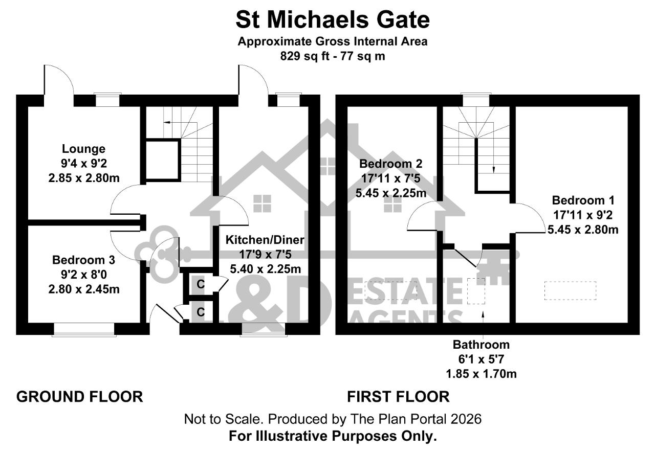 8, St Michaels Gate, Peterborough floorplan