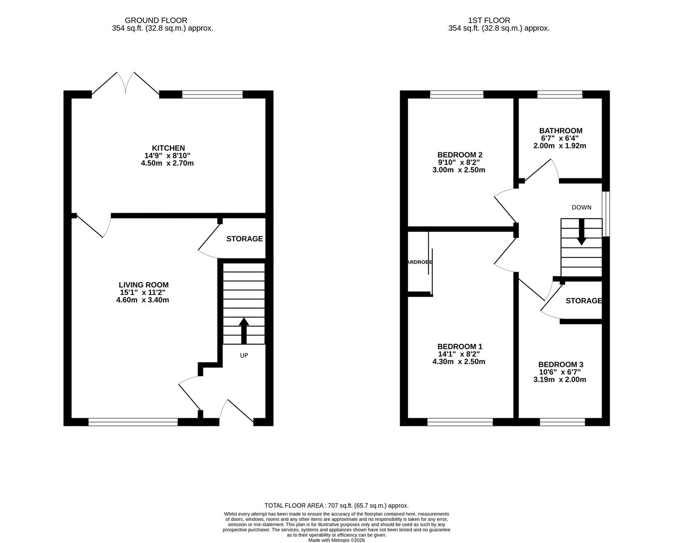 4, Walpole Close, Crewe floorplan