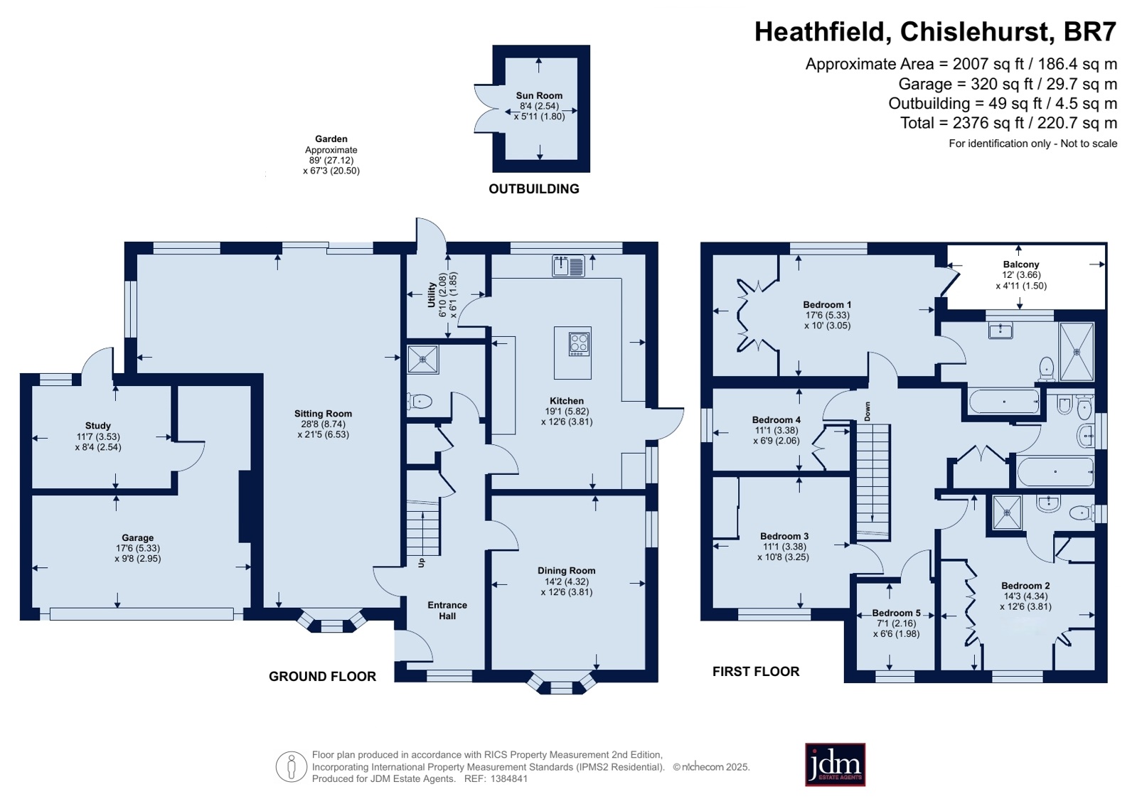 19, Heathfield, Chislehurst floorplan