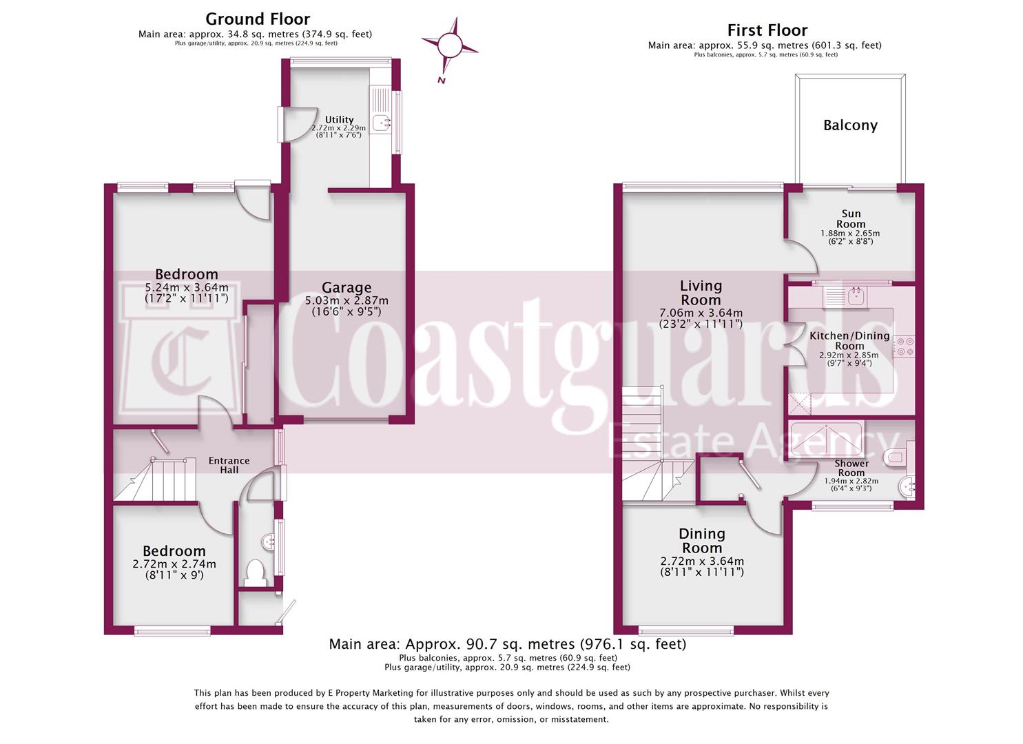 3, Silverdale Close, Pagham, Bognor Regis, West Sussex floorplan