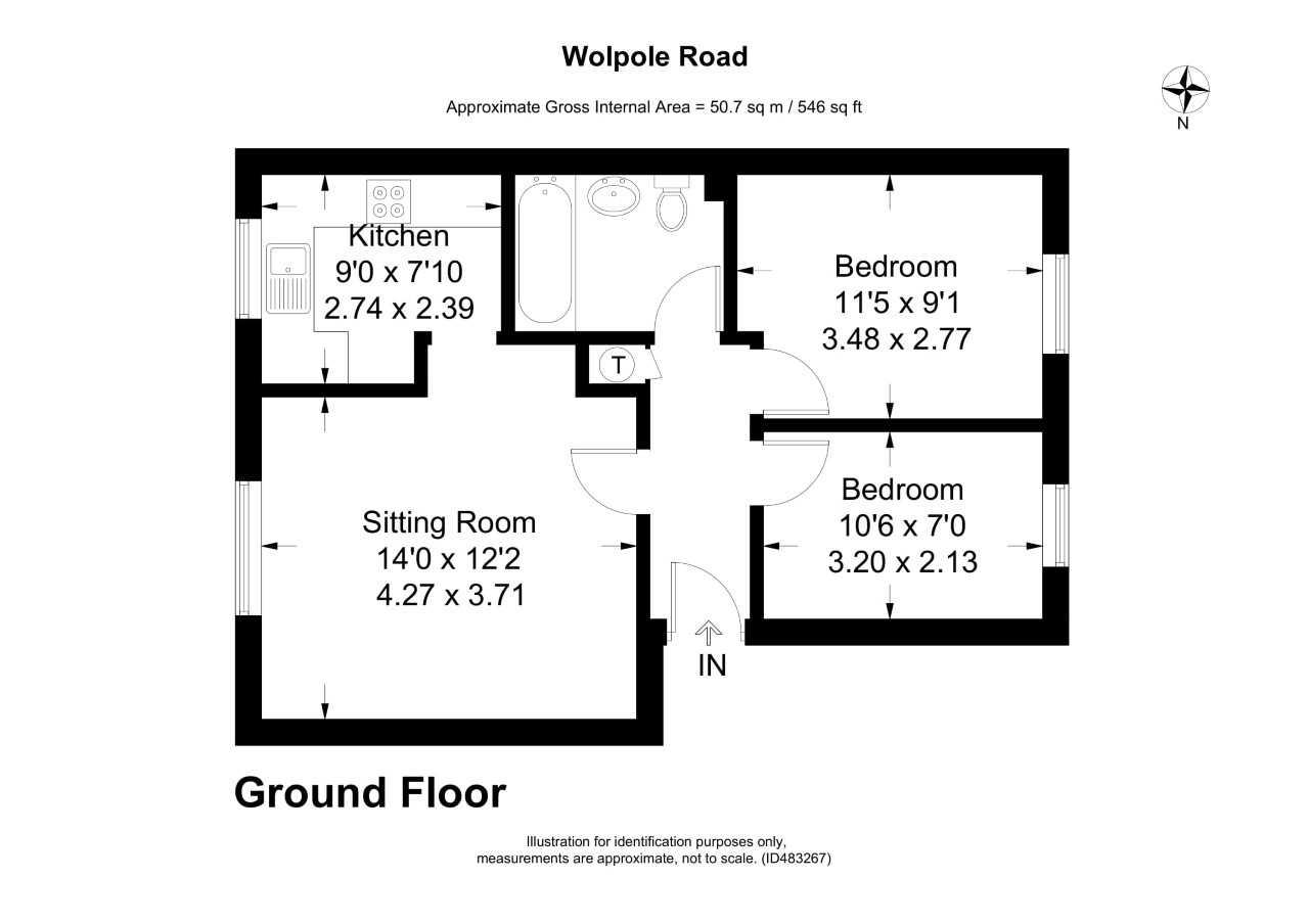 284, Walpole Road, Cippenham floorplan