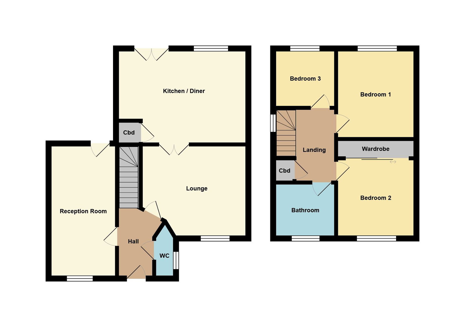 37, Clos Cwm Garw, Caerphilly floorplan