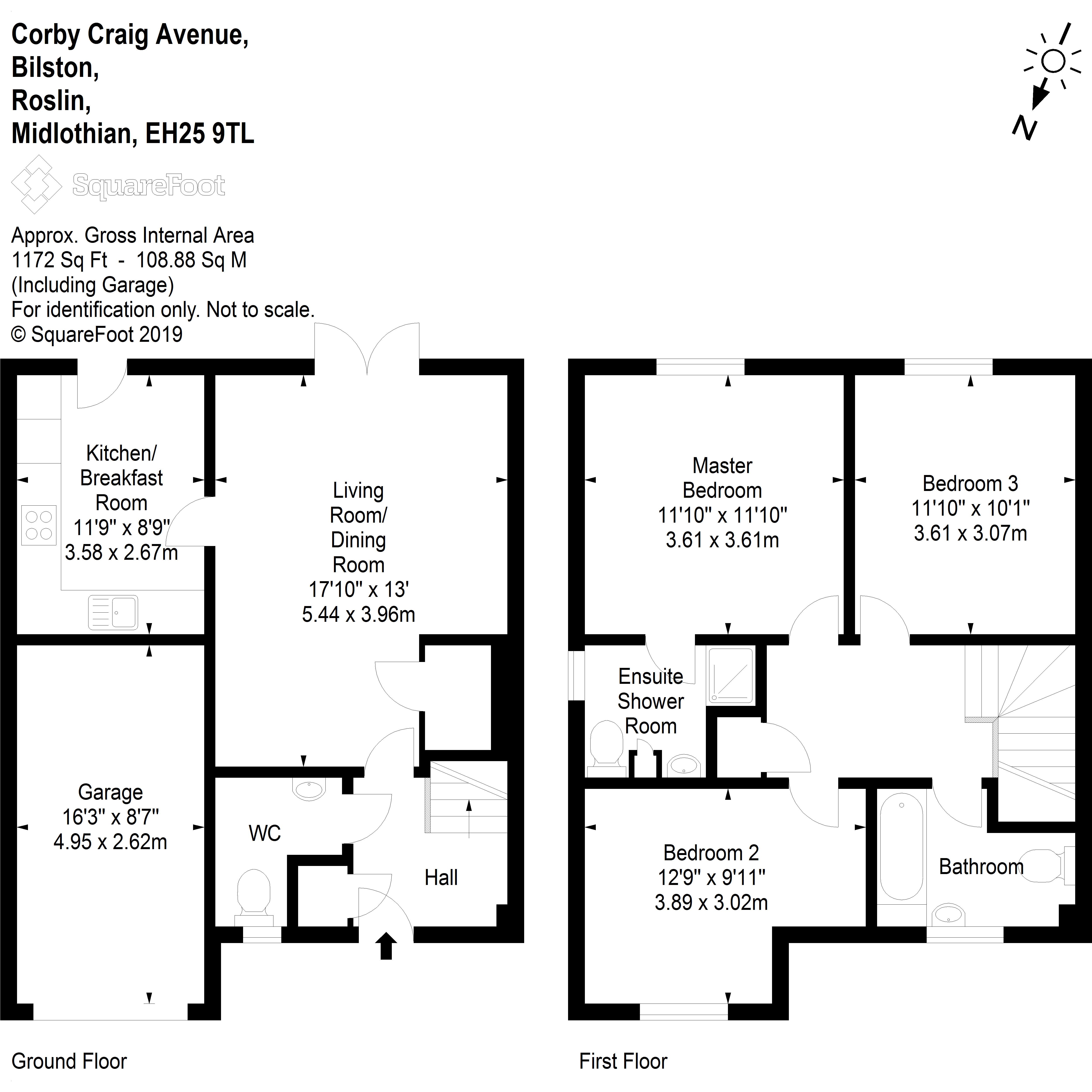 3 Bedrooms Semi-detached house for sale in 1 Corby Craig Avenue, Bilston EH25