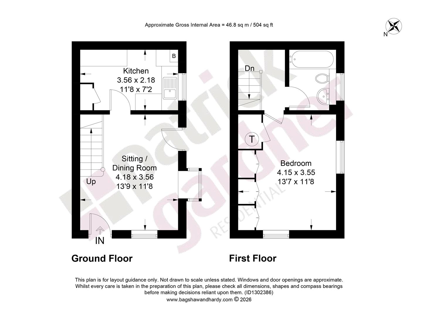 32, Bickney Way, Fetcham floorplan