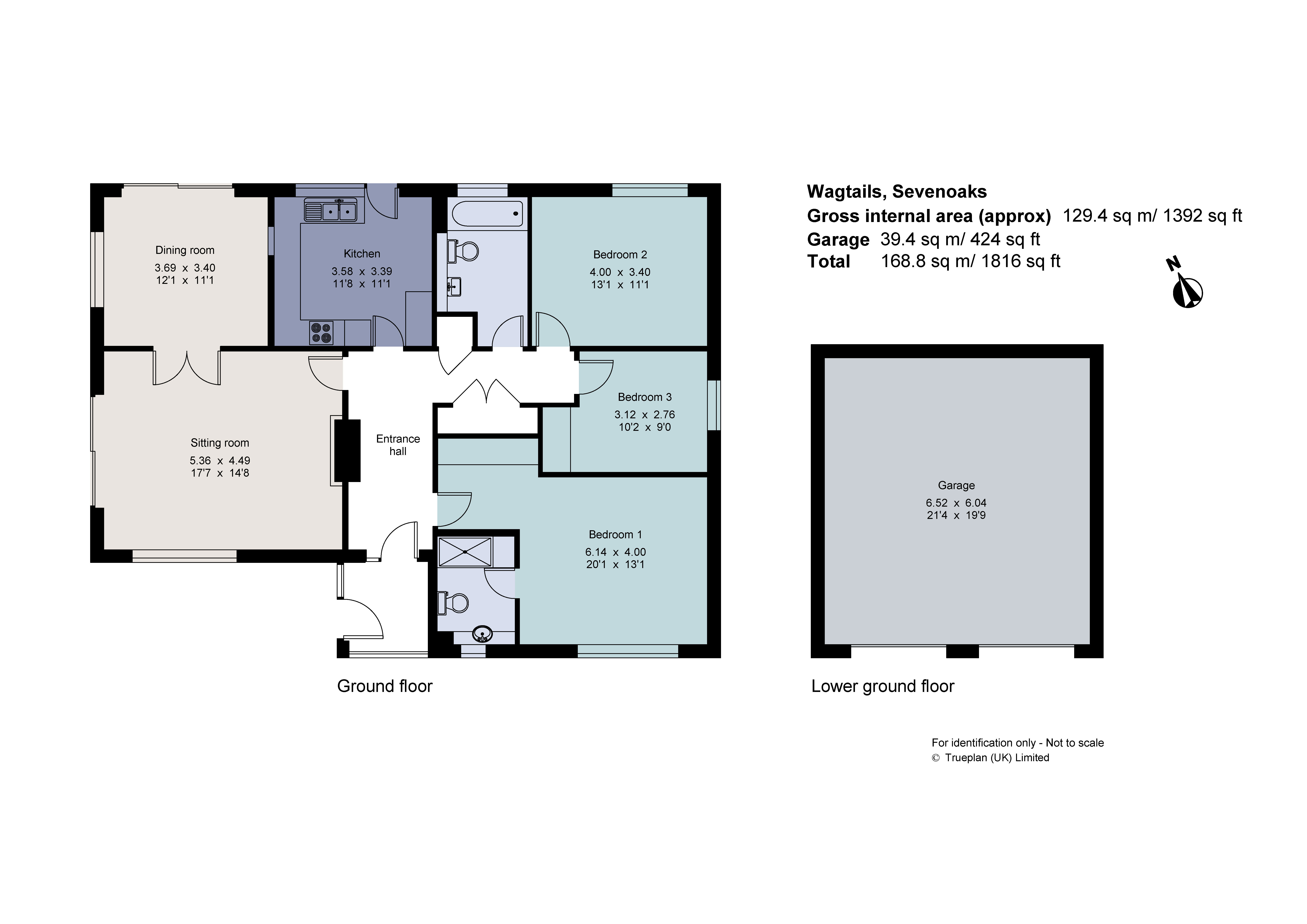 Wagtails,, Hillborough Avenue, Kent floorplan