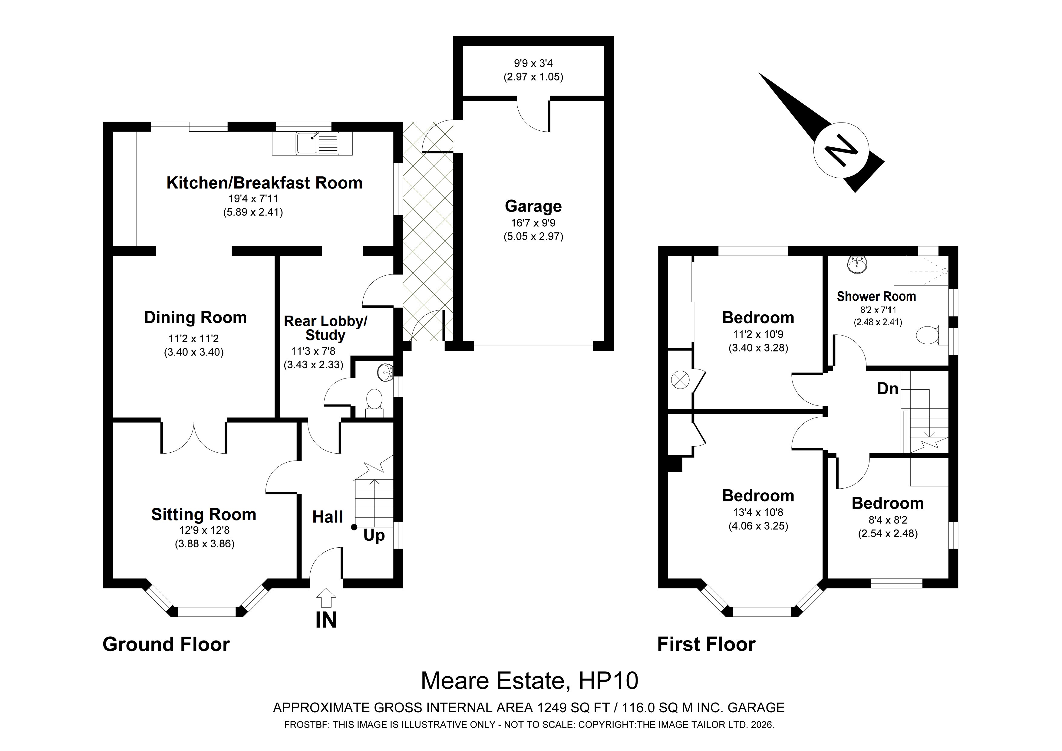 Meare Estate, Wooburn Green, Buckinghamshire, HP10 floorplan