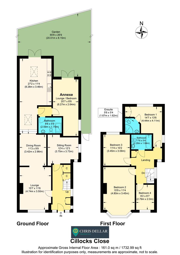 4, Cillocks Close, Hoddesdon floorplan