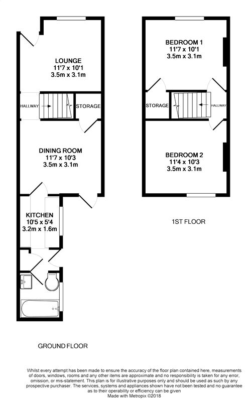 2 Bedrooms Terraced house for sale in Albany Road, Reading, Berkshire RG30