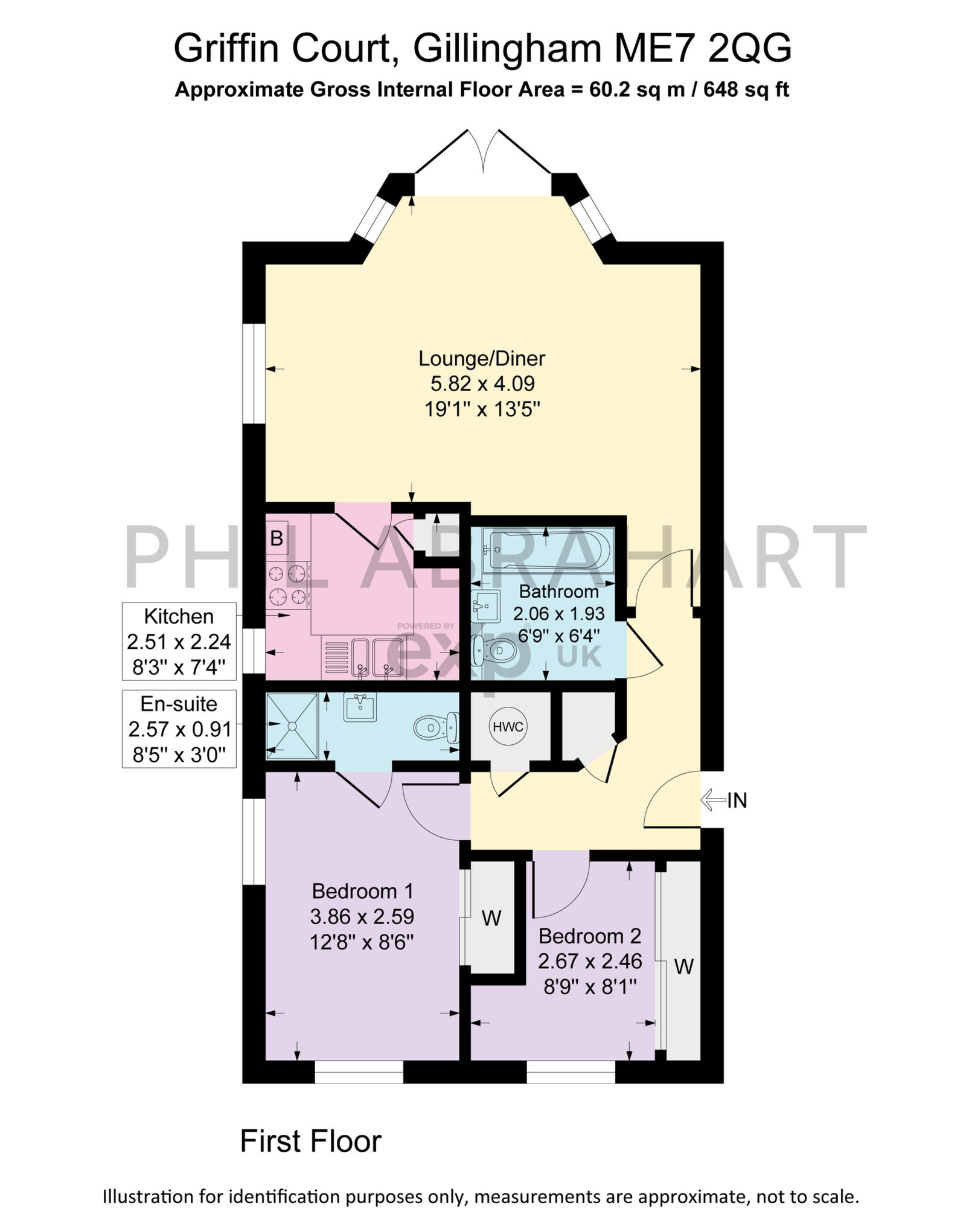 5, Griffin Court, Gillingham floorplan