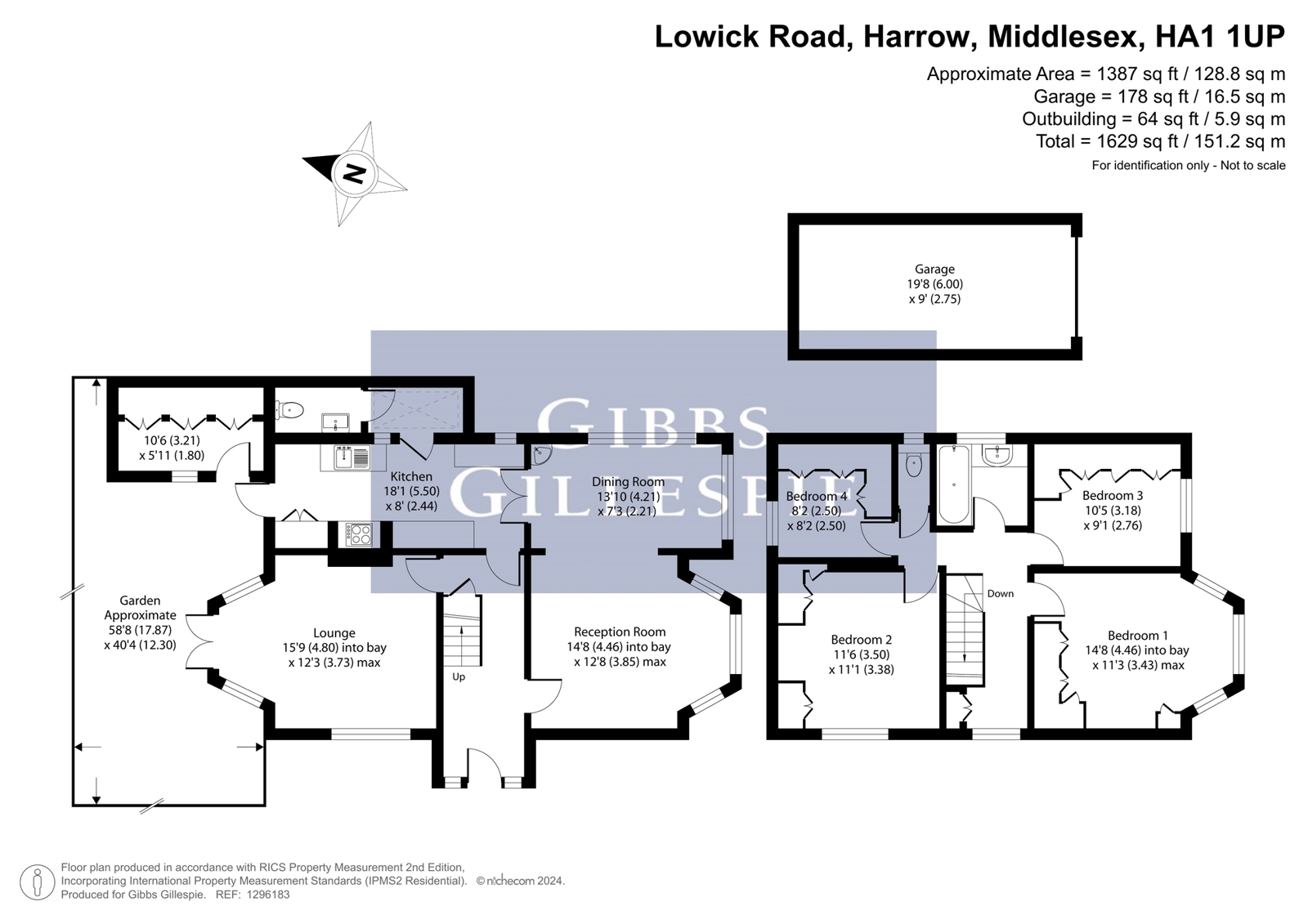51, Lowick Road, Middlesex floorplan