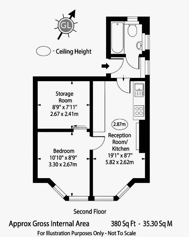 315B West End Lane, London floorplan