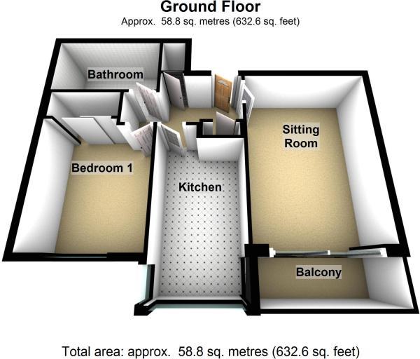 The Esplanade, Bognor Regis Seafront PO21, 1 bedroom flat for sale