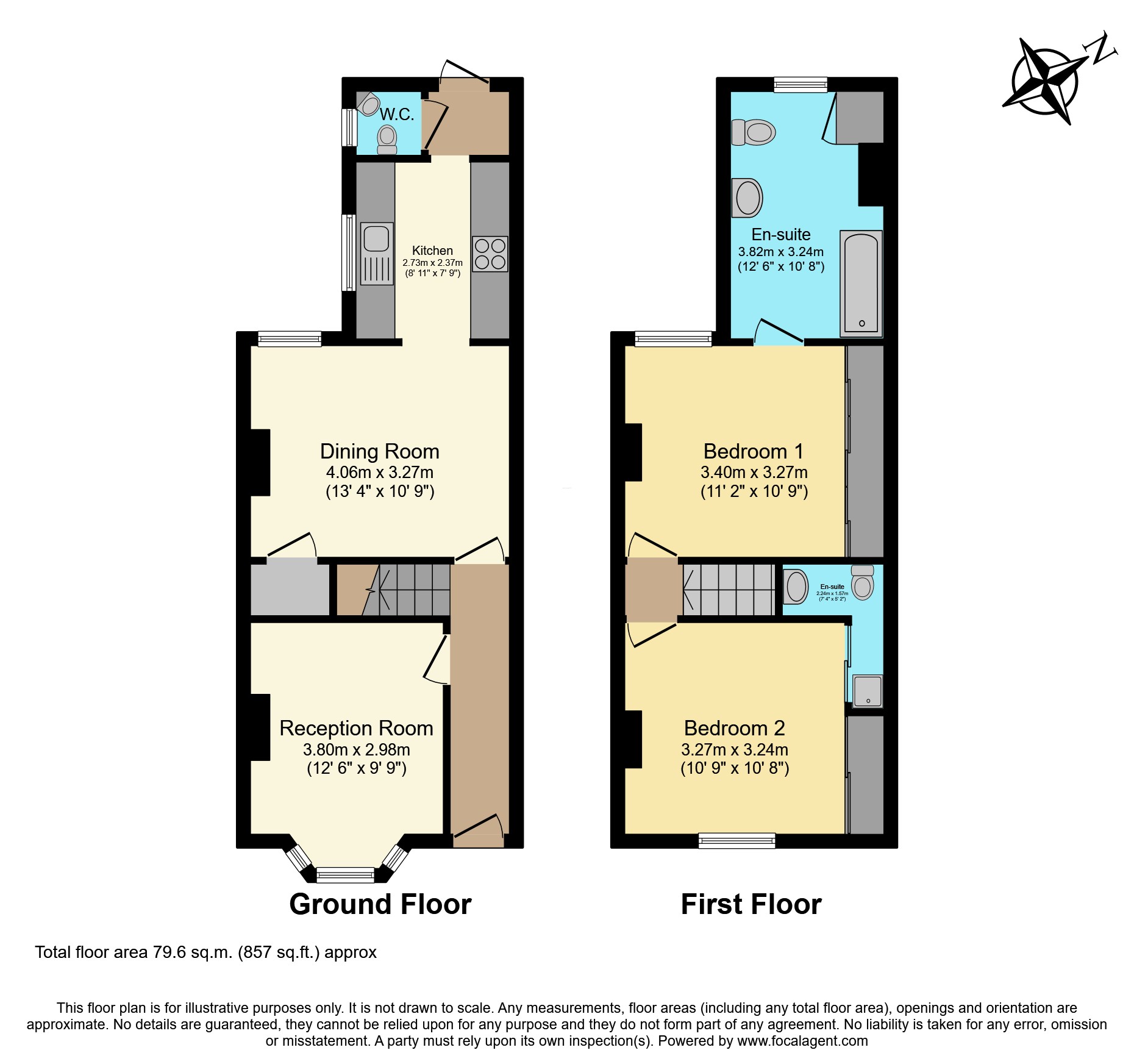 1, Cassiobridge Road, Watford floorplan