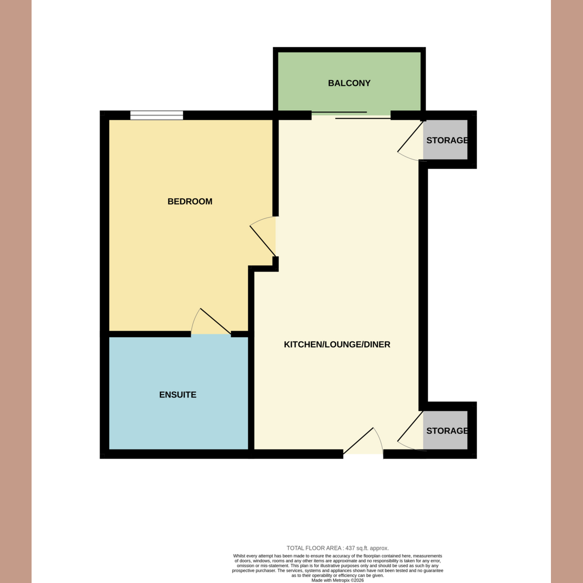 Flat 145, 27, Victoria Avenue, Southend-on-Sea floorplan