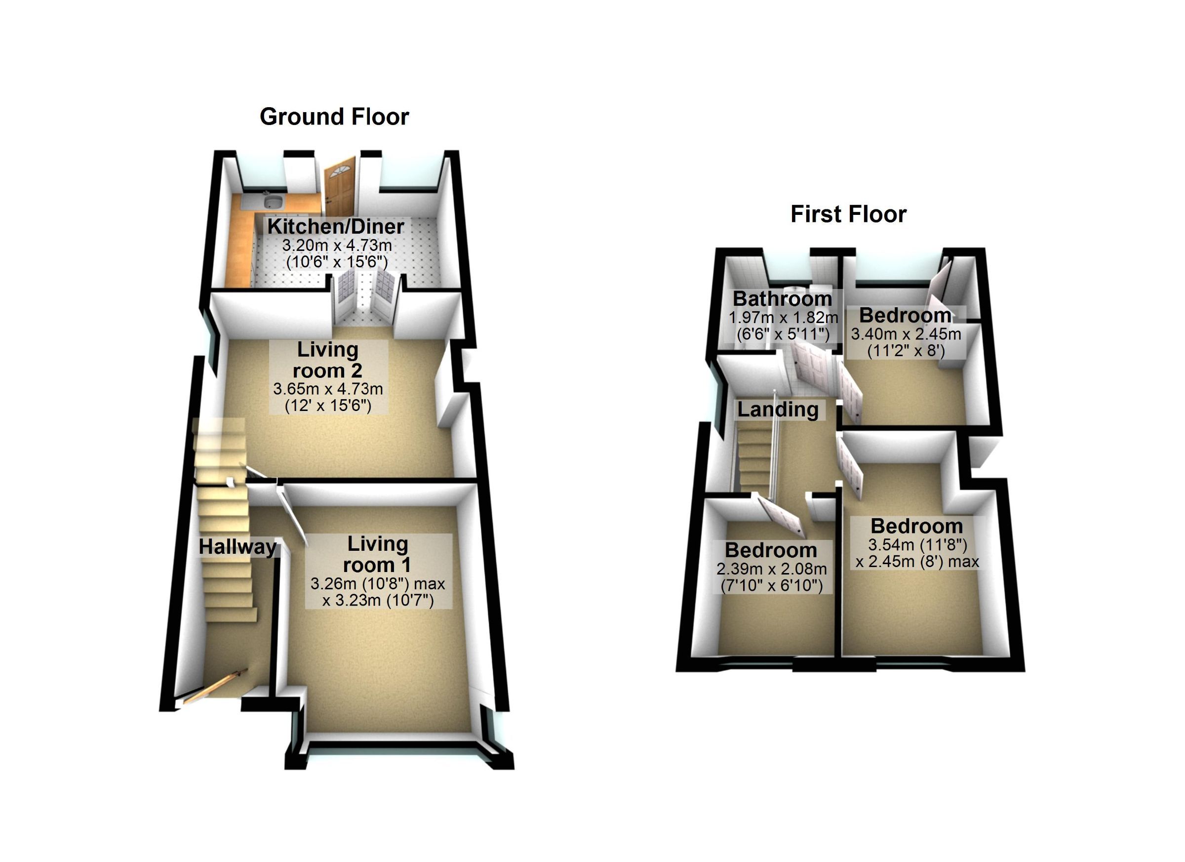 4 Oakwood Place, Port Talbot floorplan