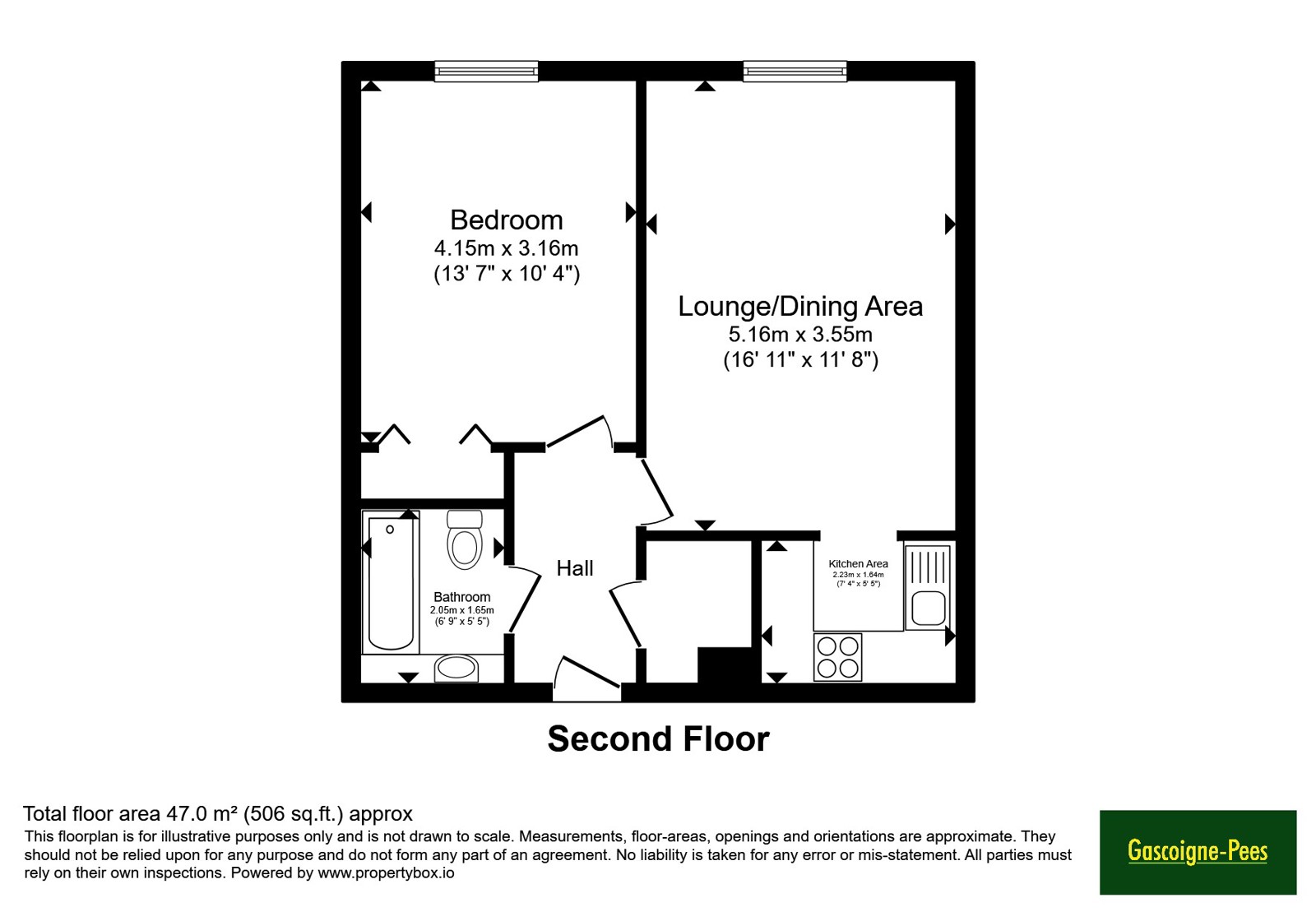 Flat 38, Redlin Court,, Linkfield Lane, Surrey floorplan