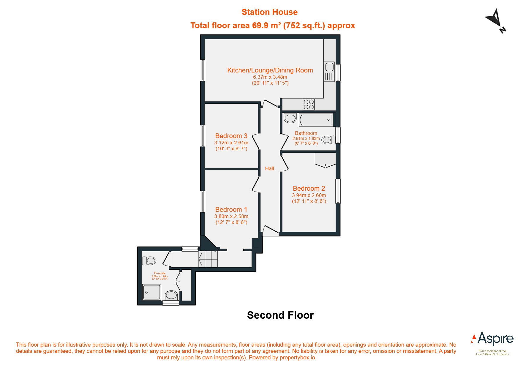 7, Old Station House, London floorplan