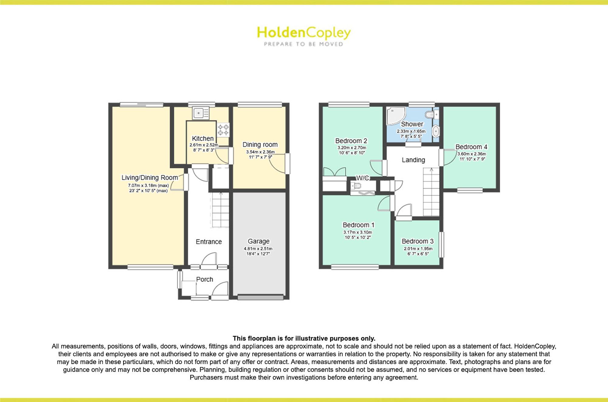 61 Glendon Drive, Nottingham floorplan