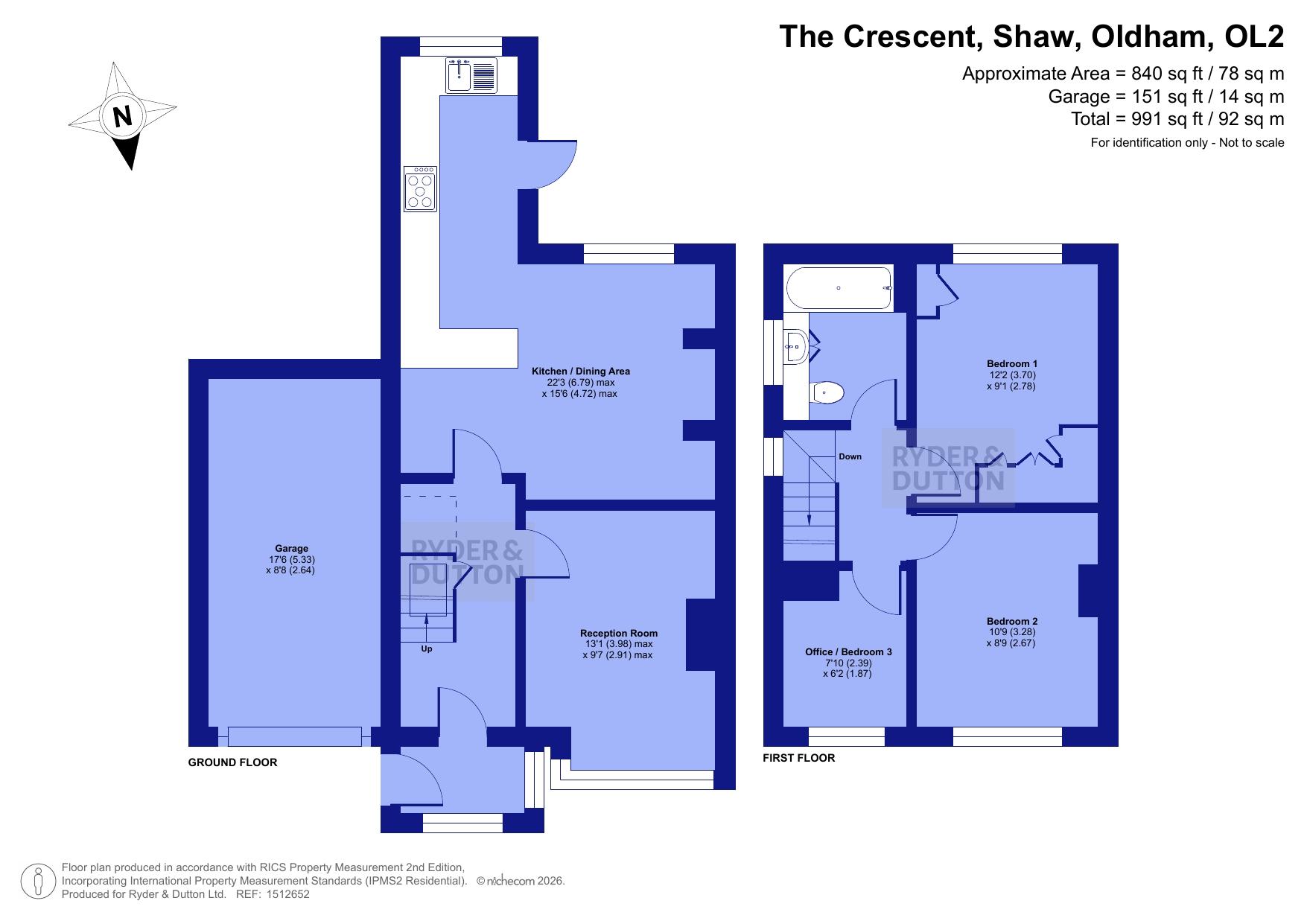 8, The Crescent, Oldham floorplan