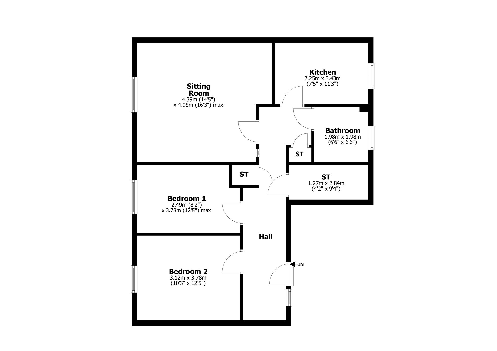 13 Irving Court, Falkirk floorplan