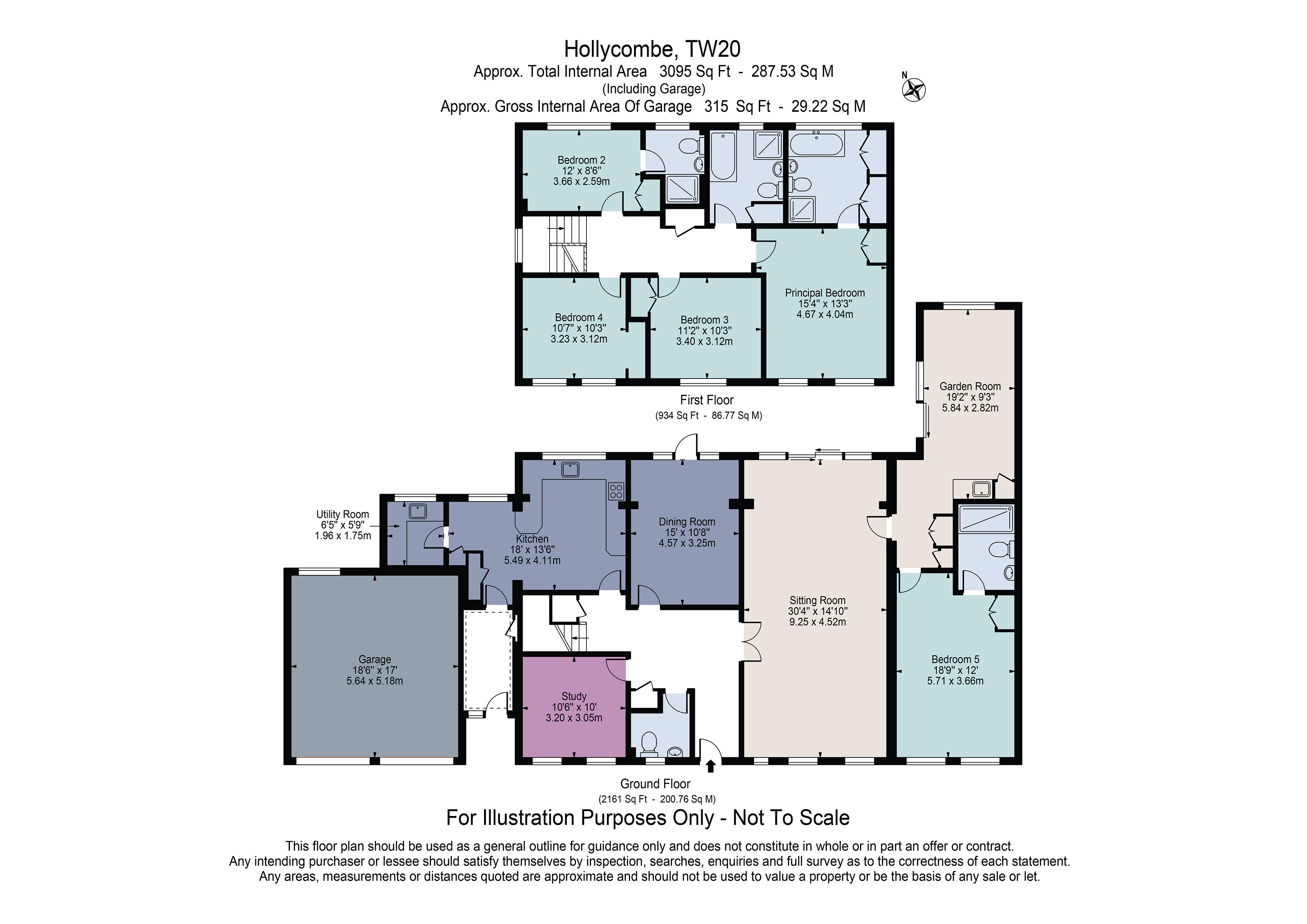12, Hollycombe, Egham floorplan