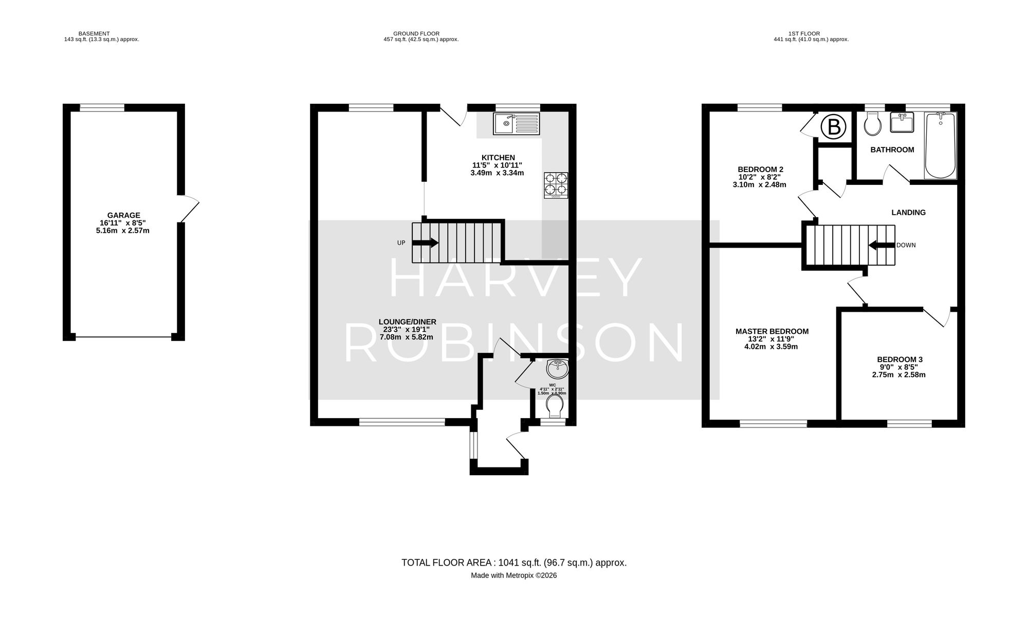 18 Drake Close, Huntingdon floorplan