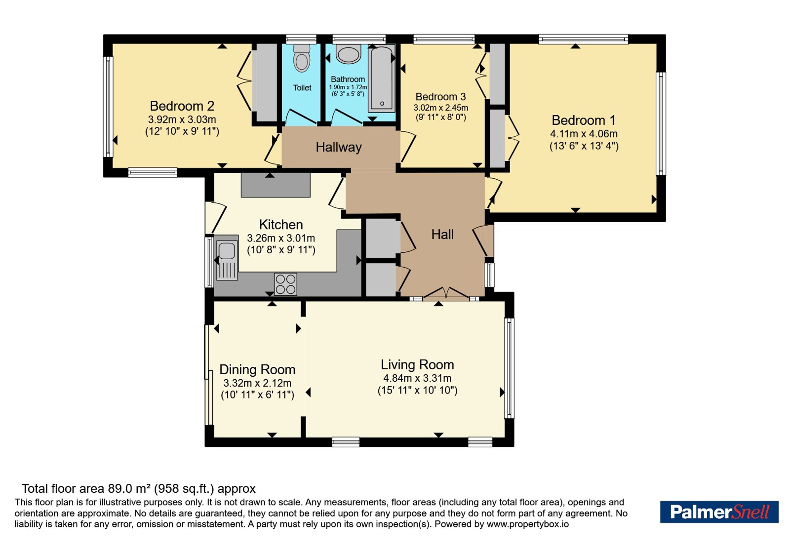 17, Wren Crescent, Poole floorplan