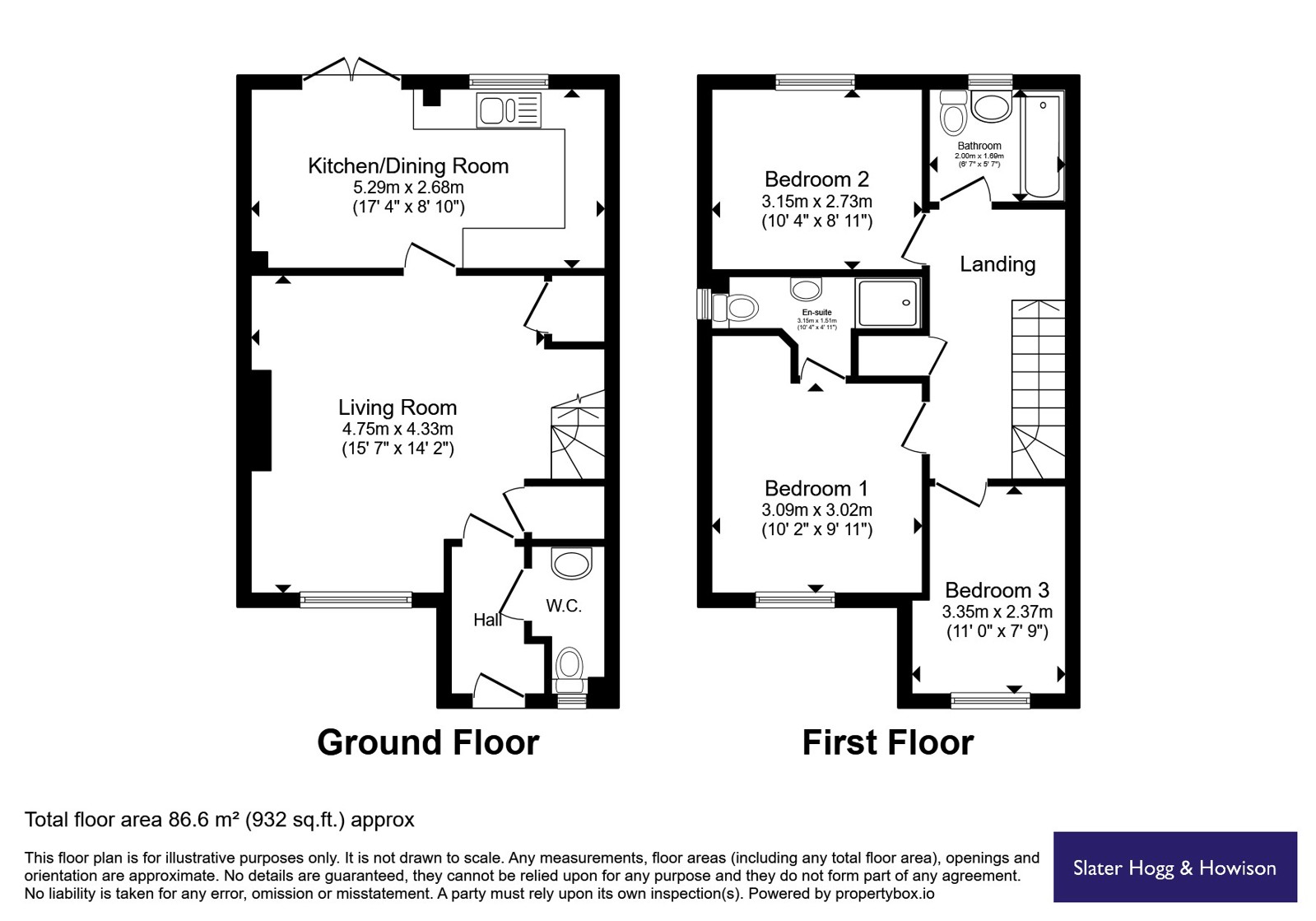 28, Sandstone Crescent, Glasgow floorplan