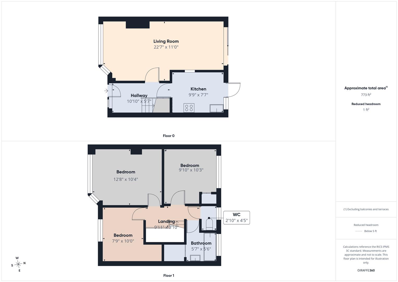 38, Laburnum Drive, Chelmsford floorplan