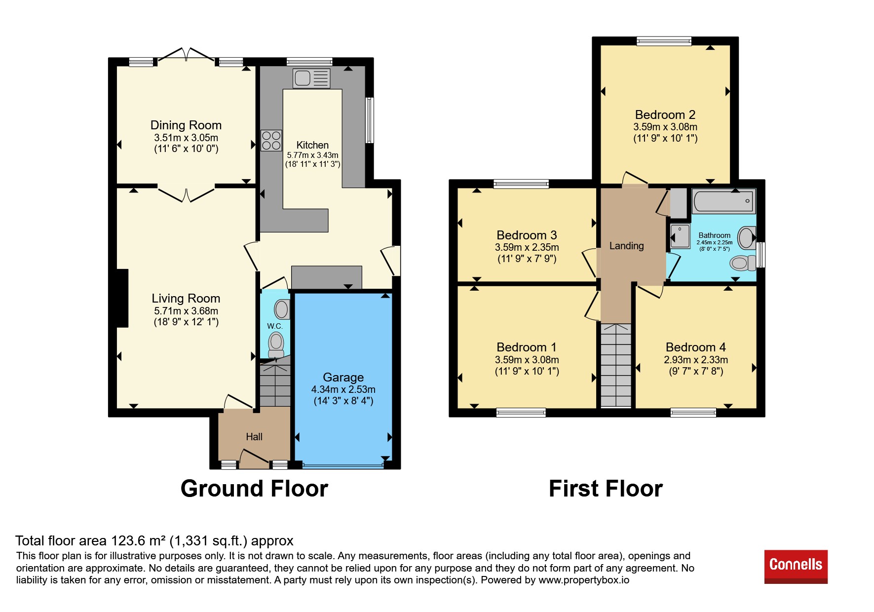 67, Compton Road, Stafford floorplan