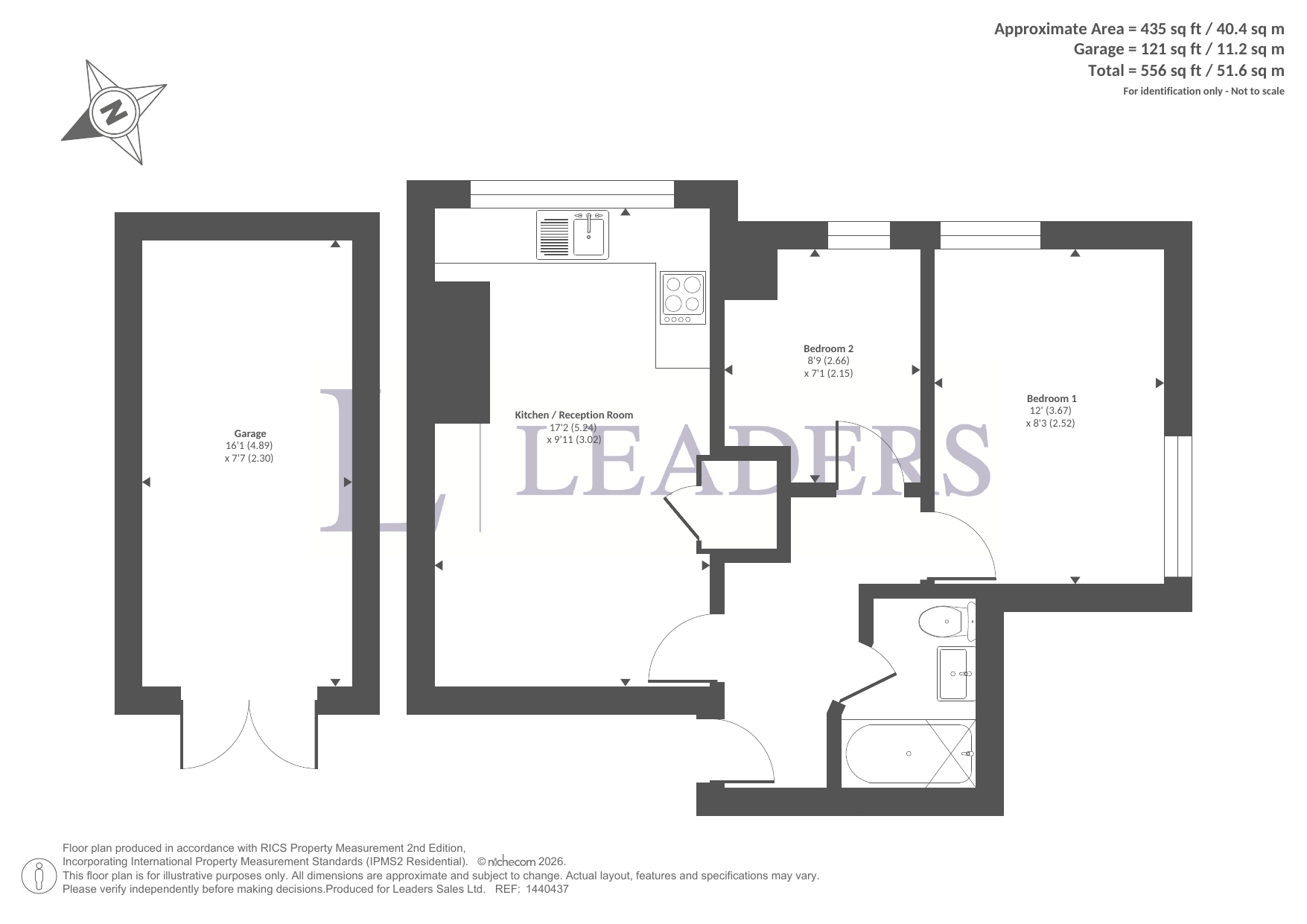 Flat 2, Brooklands House, 2, Brook Street, Kent floorplan