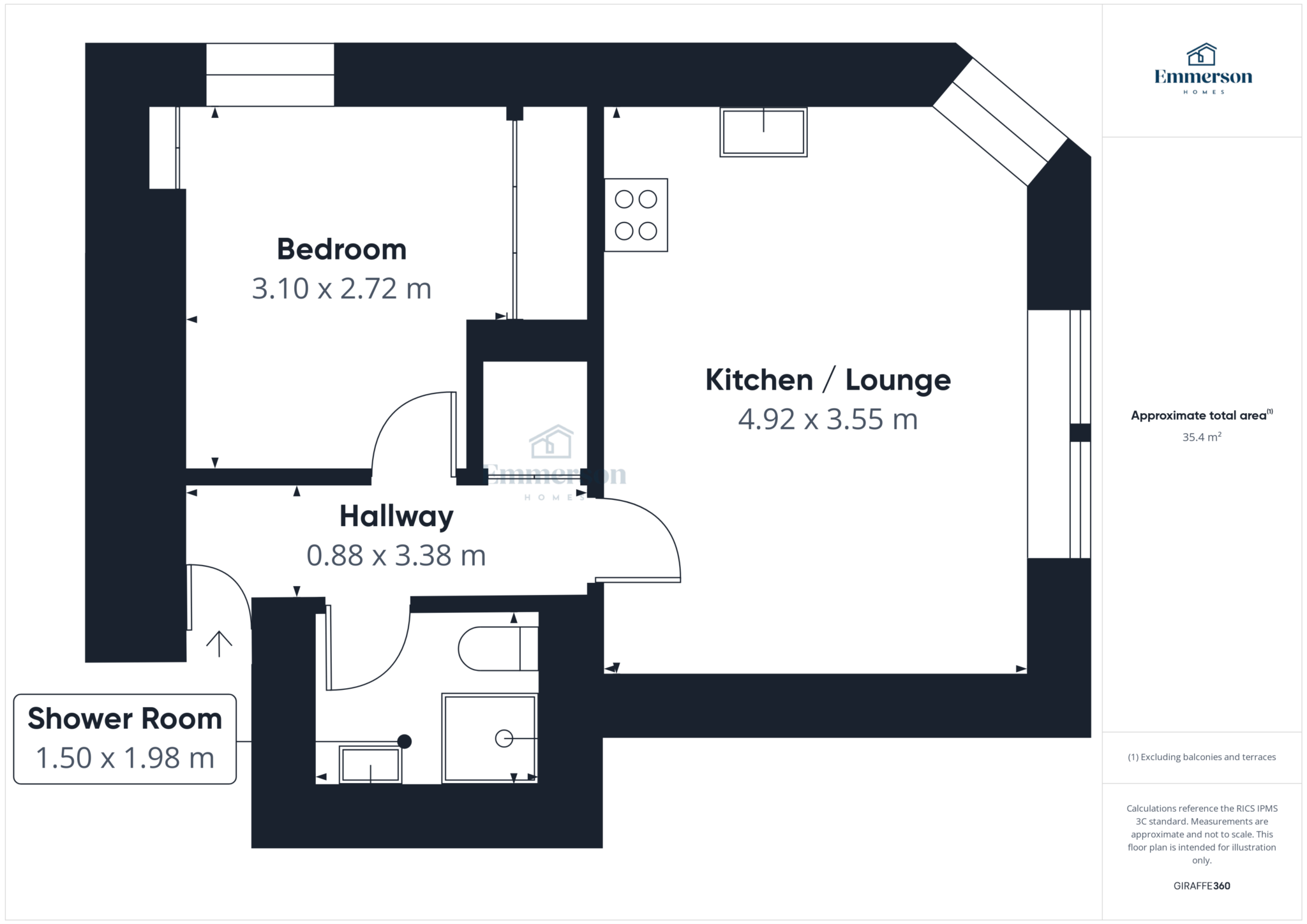 1/2, Collier Street, Johnstone floorplan