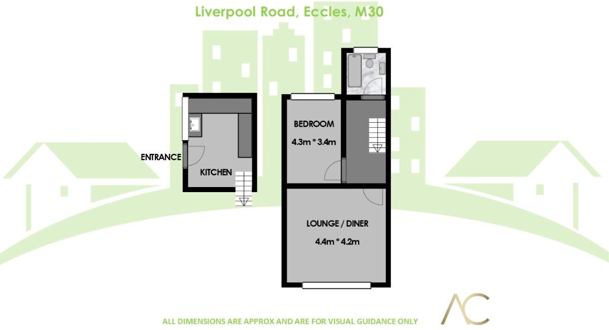 1 Bedrooms Flat to rent in Liverpool Road, Eccles M30