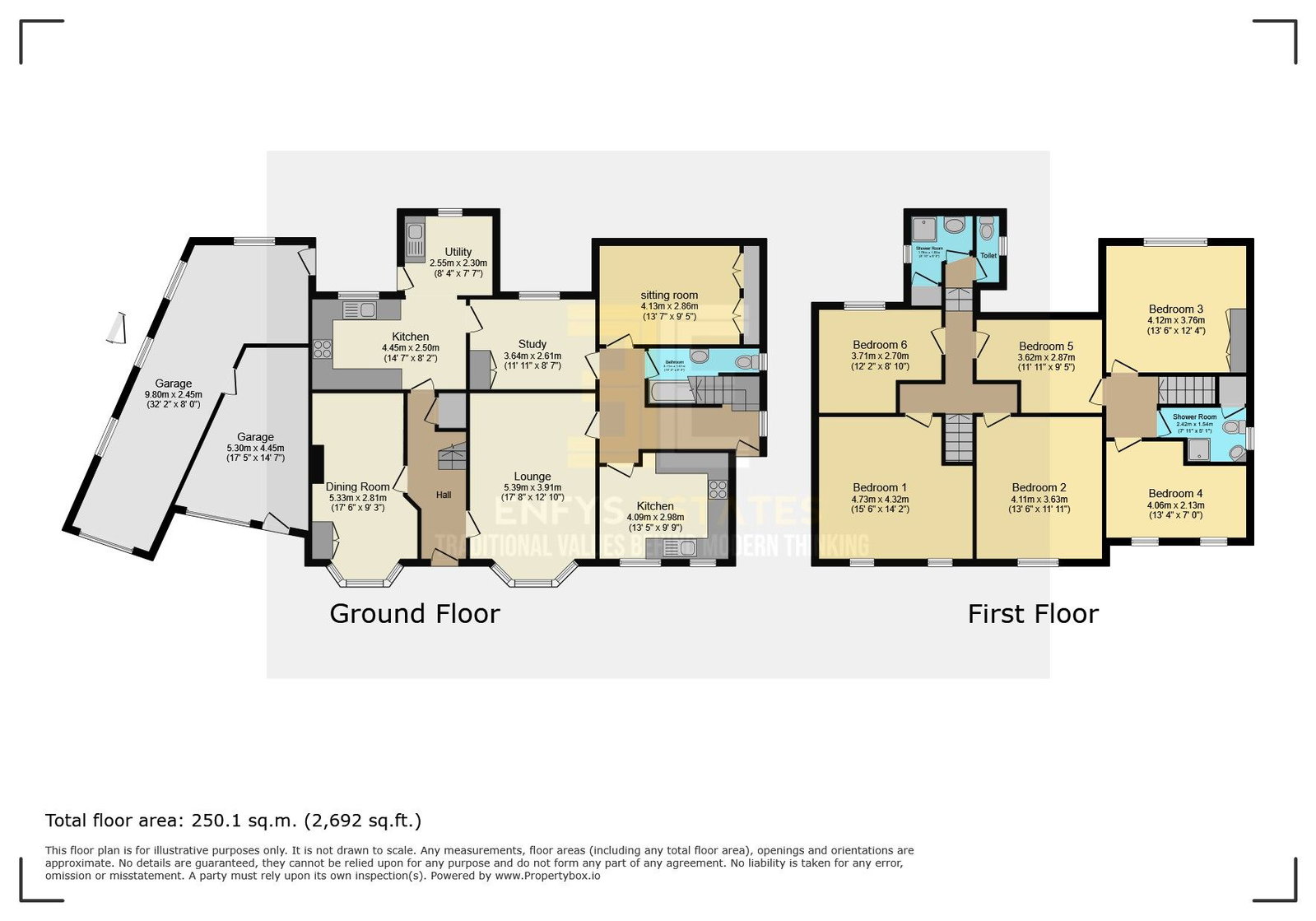 Isfryn, Conwy Old Road, Penmaenmawr floorplan