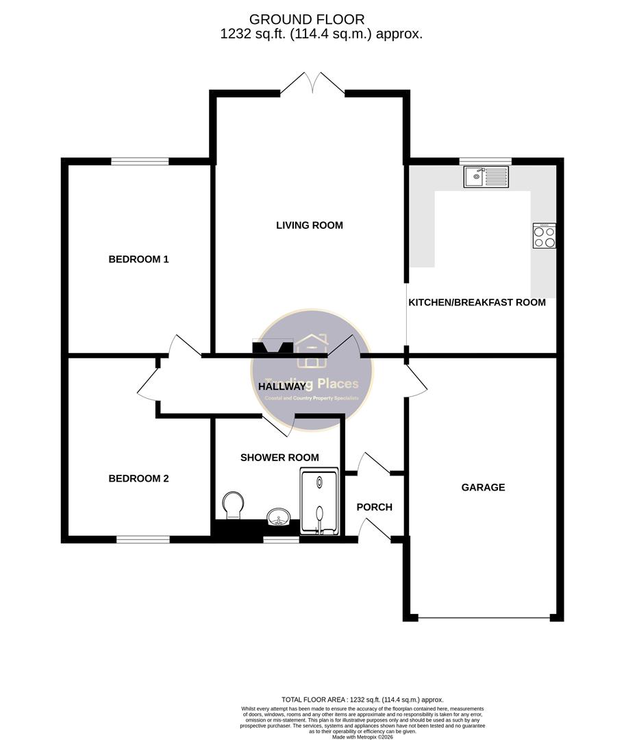 20, Greenlands Court, Whitley Bay floorplan