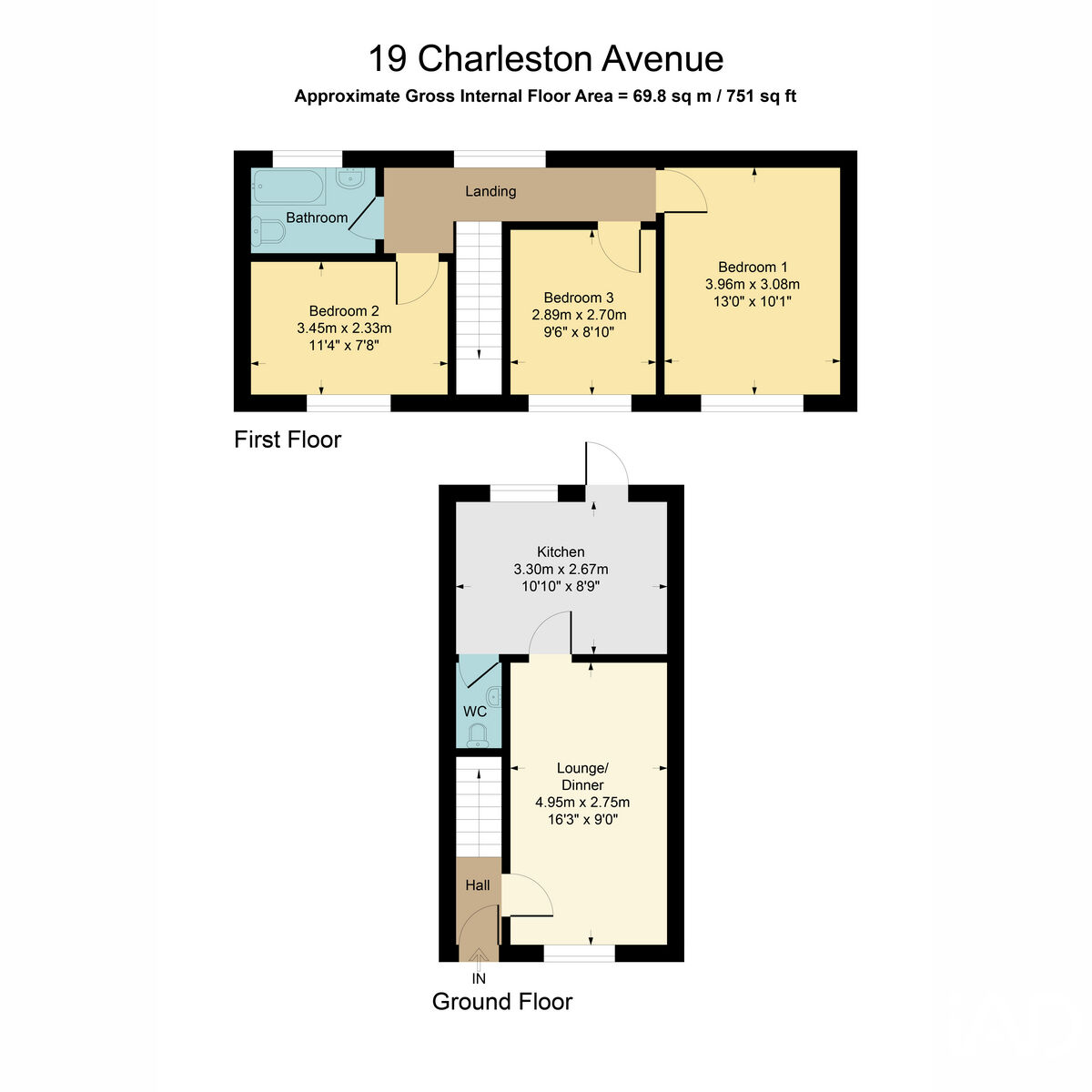 19, Charleston Avenue, Basildon floorplan