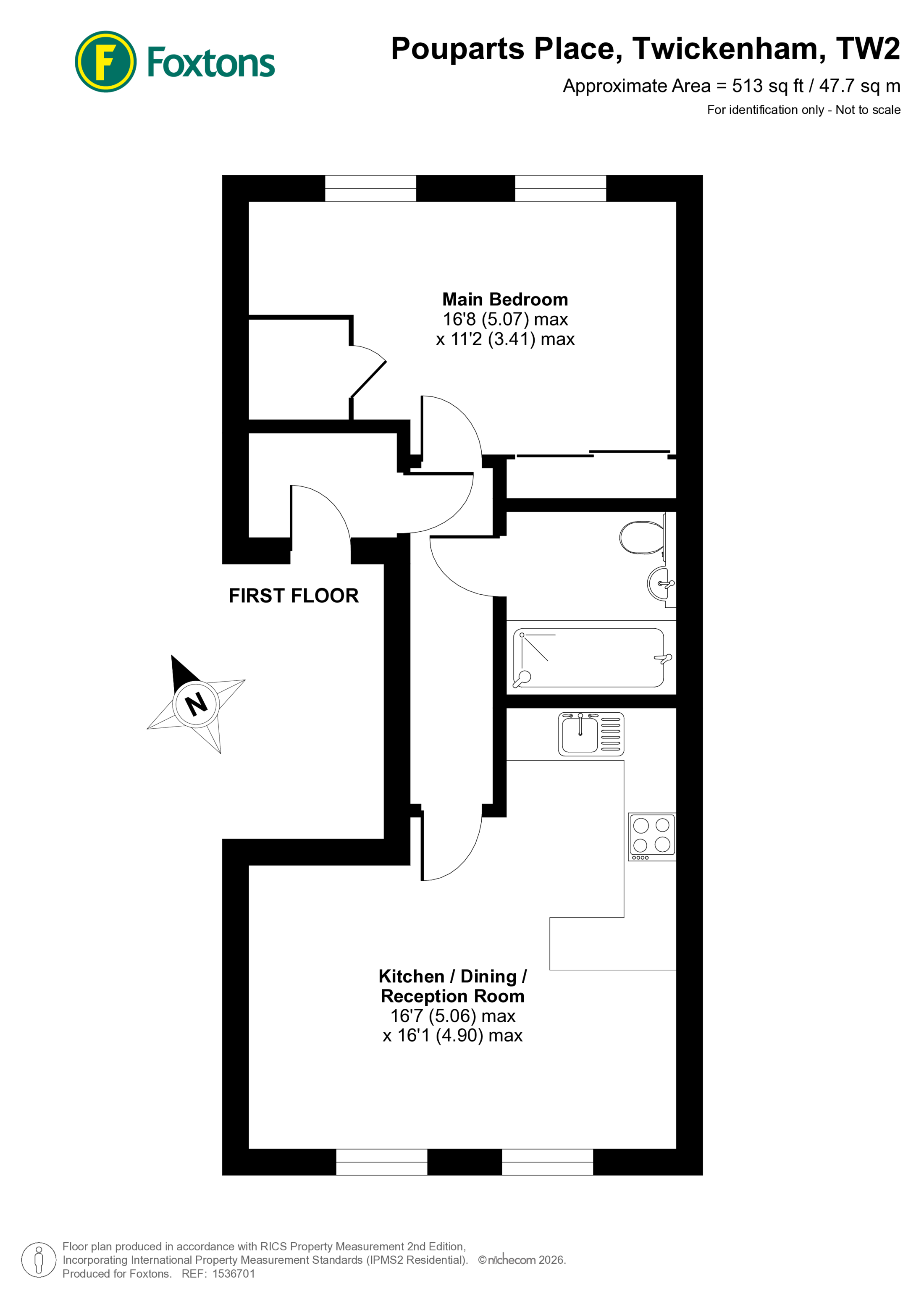 Pouparts Place, Twickenham floorplan