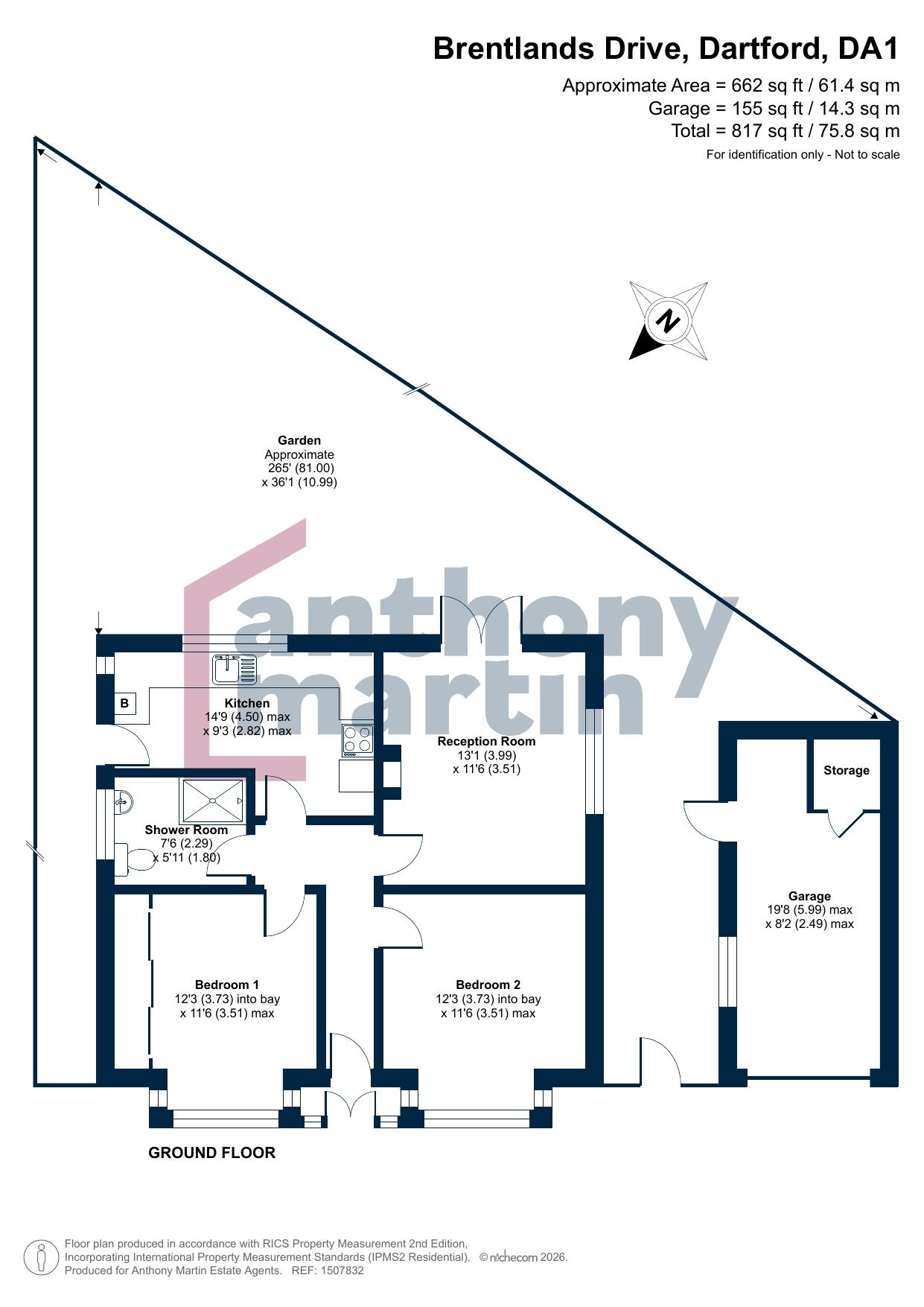 17, Brentlands Drive, Dartford floorplan