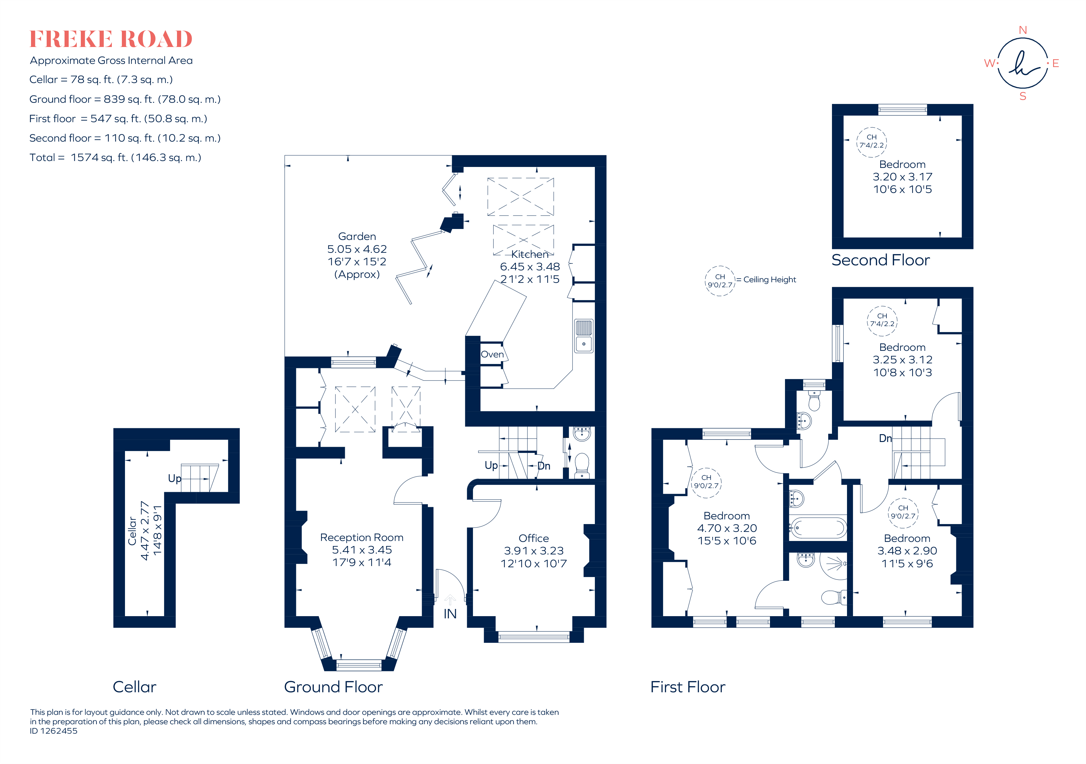 8, Freke Road, London floorplan