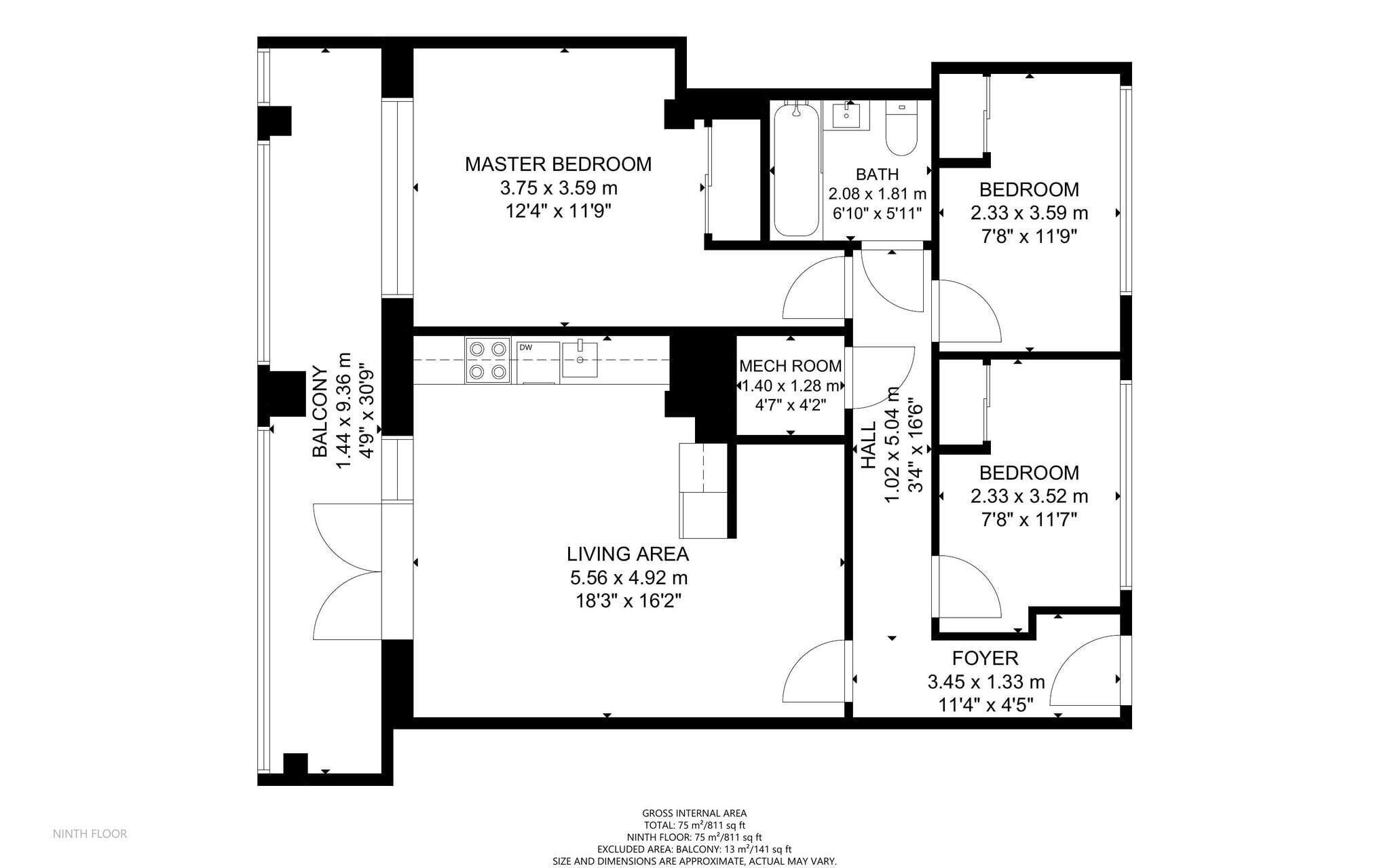 Olympic Way, Wembley floorplan