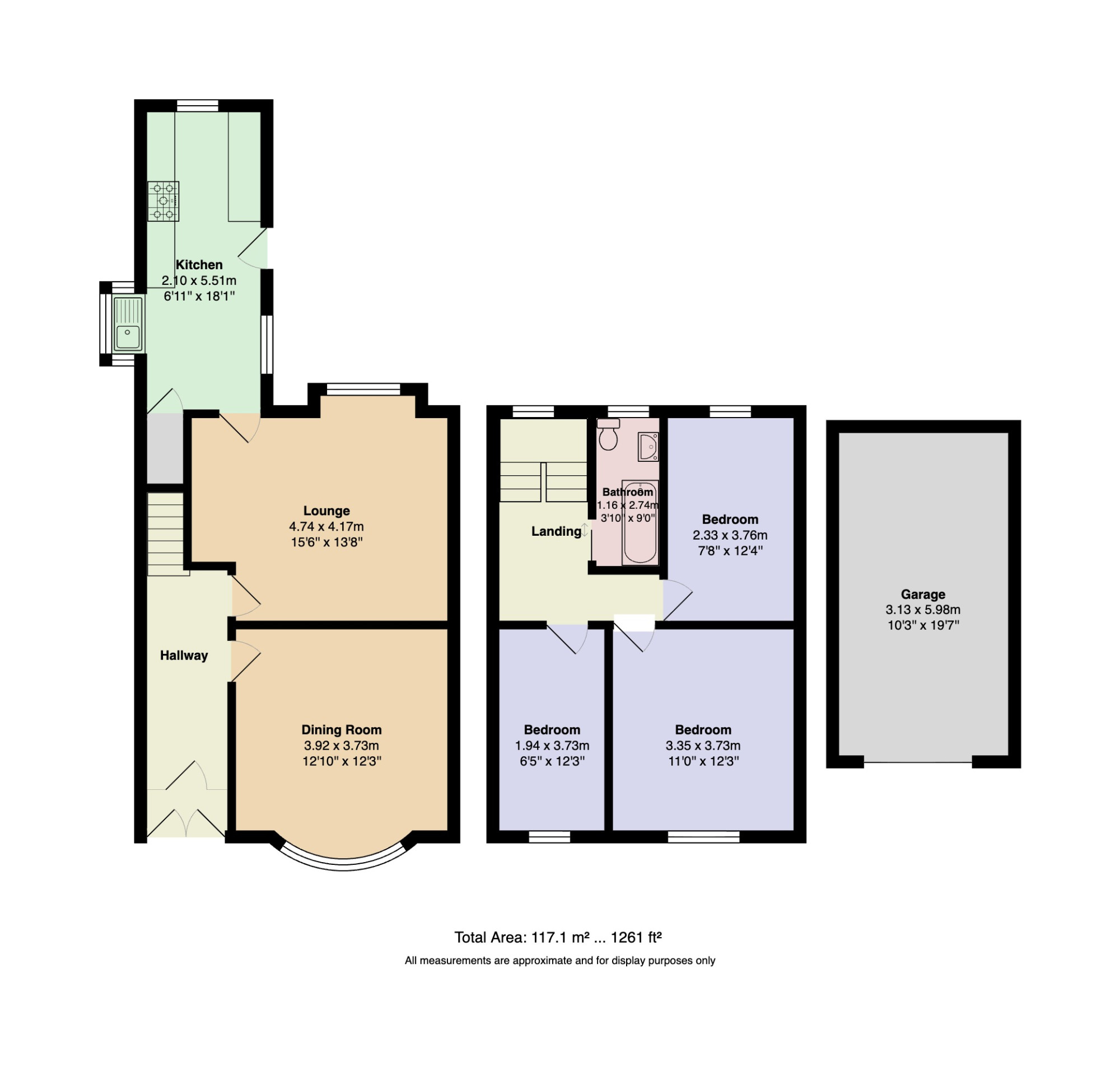 Haslemere, Ribby Road, Kirkham floorplan
