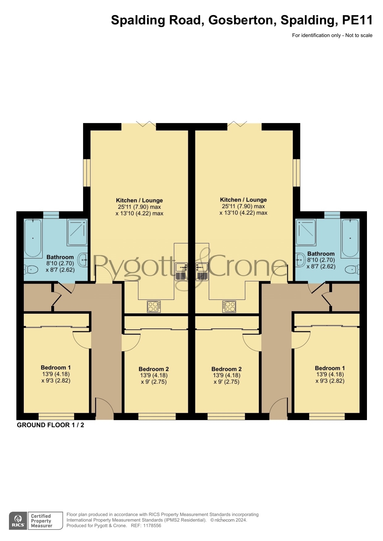 Plot 21, 3 Blyth Close, Spalding Road, Spalding floorplan