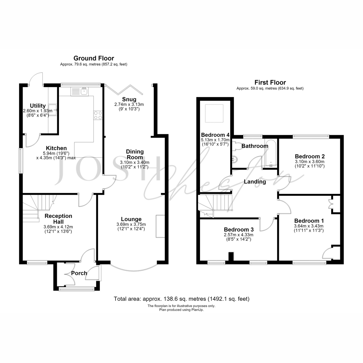 16, Lake Drive, Manchester floorplan