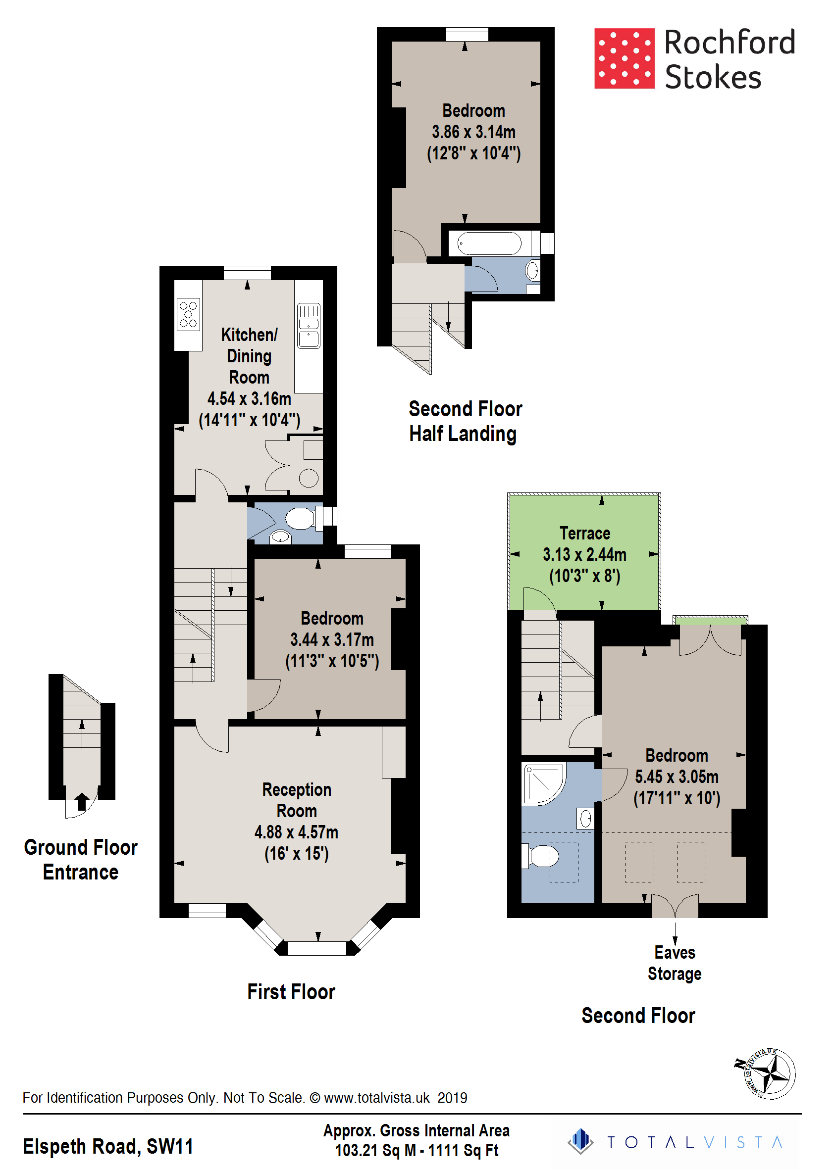 3 Bedrooms Flat to rent in Elspeth Road, London SW11