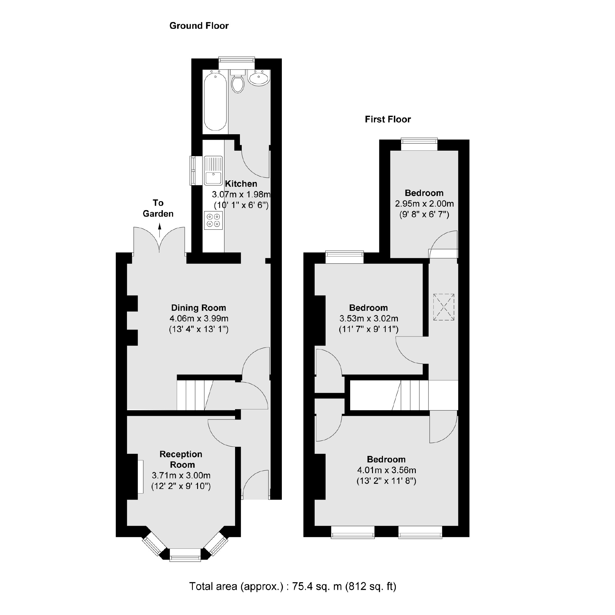 44, Ronver Road, London floorplan
