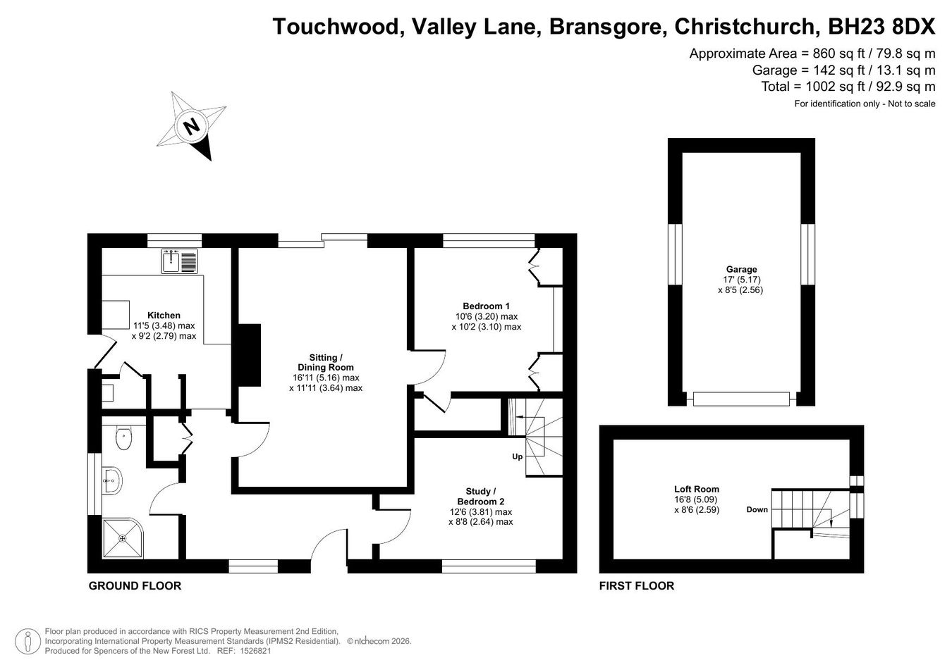 Touchwood, Valley Lane, Christchurch floorplan